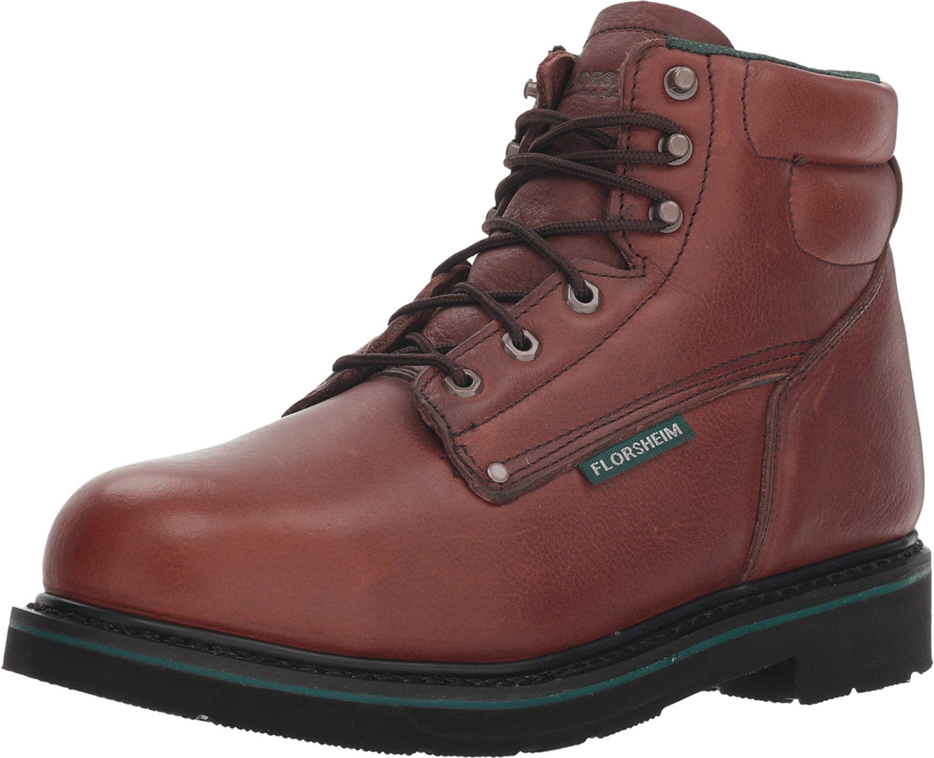 Florsheim Men's Utility Work & Safety Boots - Steel Toe, Slip Resistant, Waterproof for Construction & Outdoor Work