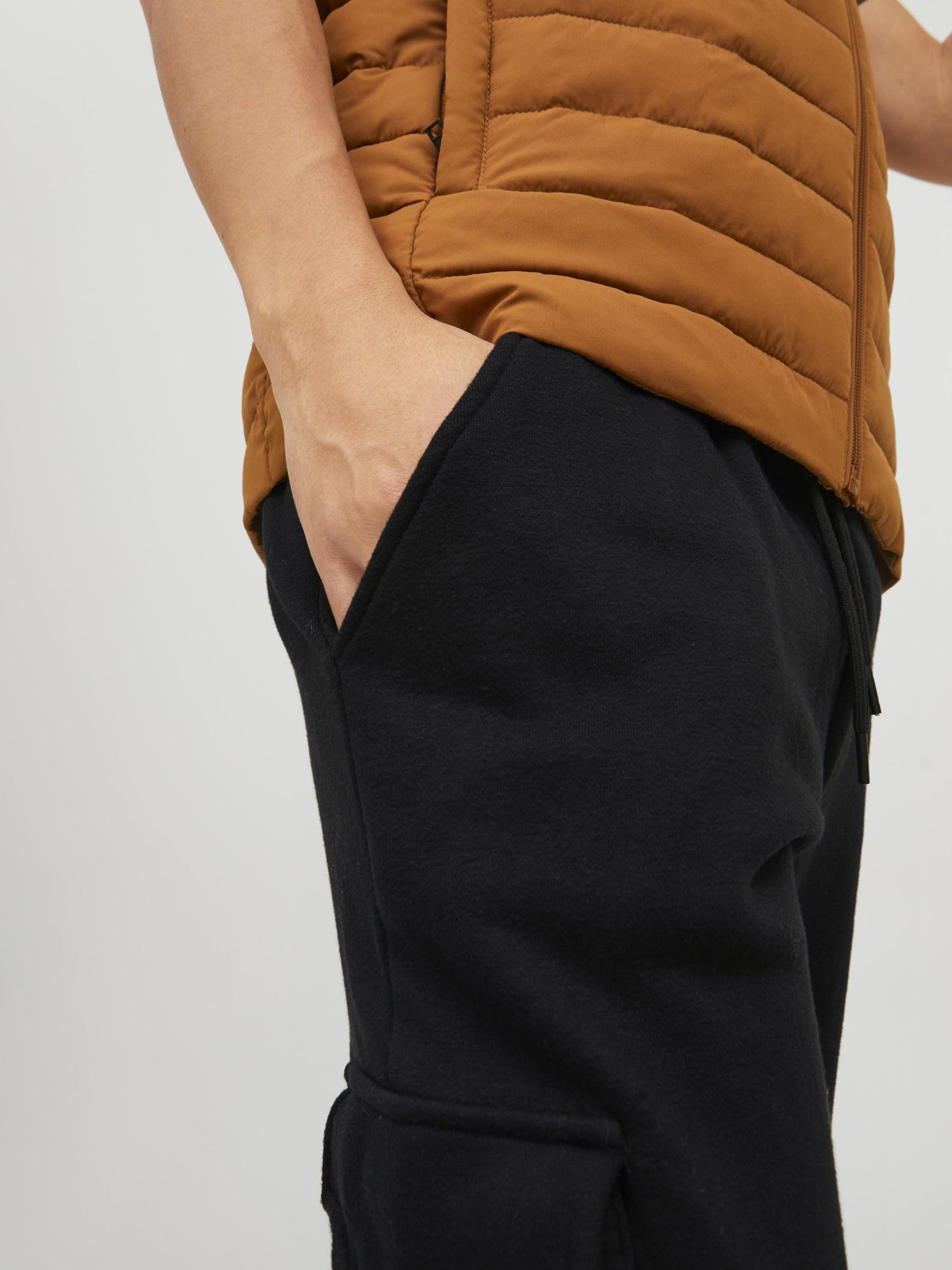 JACK & JONES Men's Jjigordon Jjclassic Sweatpants - Comfortable Athletic Pants for Casual Wear, Gym & Lounge