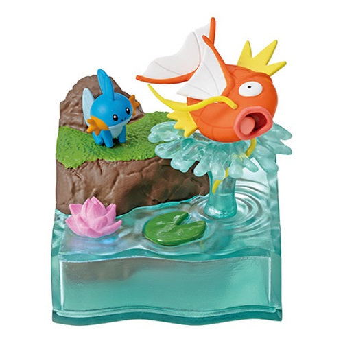 Pokemon World Mysterious Fountain 2-Inch Collectible Toy Figure - Re-Ment Miniature Display for Anime Fans & Home Decor