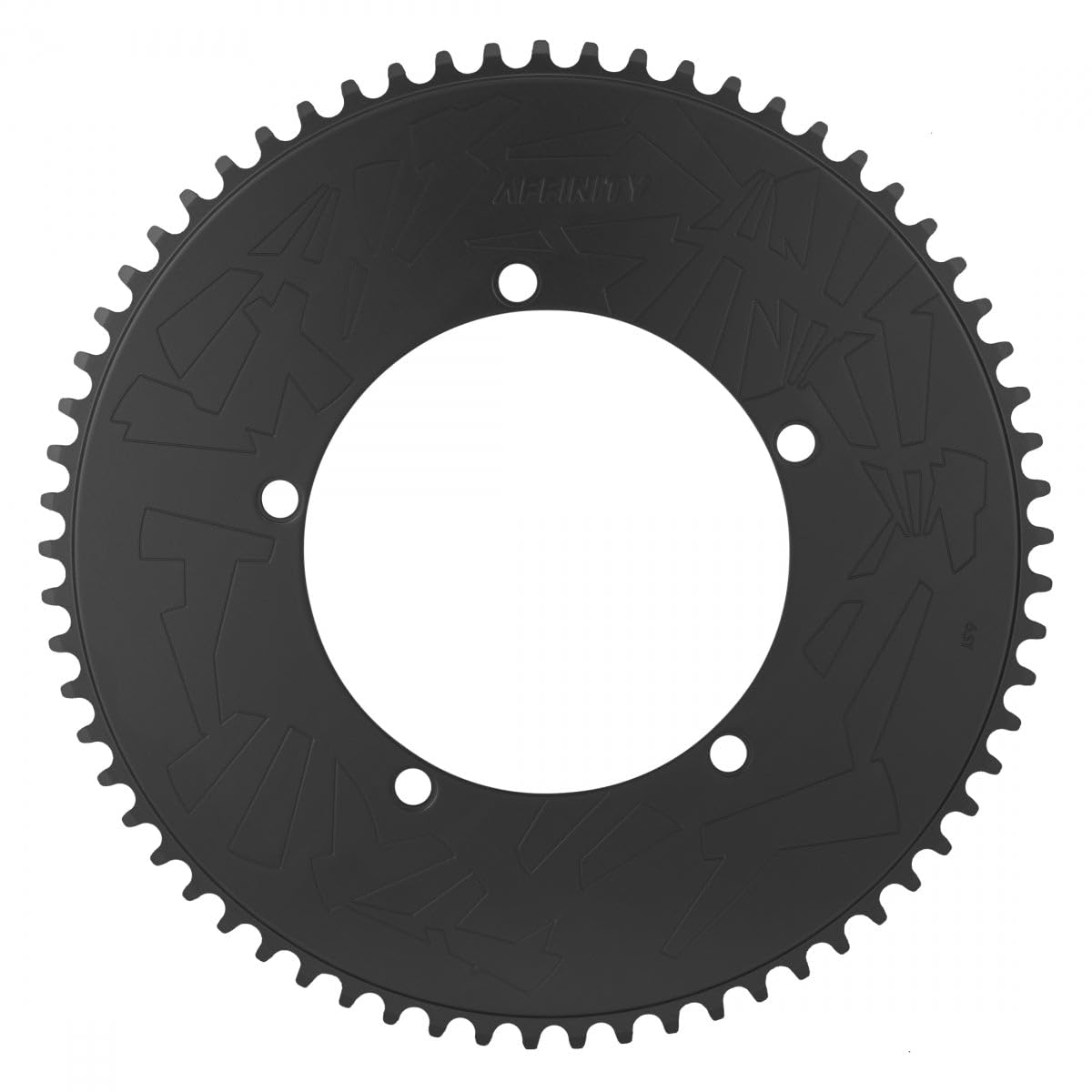Affinity Pro 144mm 65T Chainring - High-Performance Alloy Bicycle Chainring with Hard-Anodized Black Finish | Ideal for Road Bikes, Mountain Bikes & BMX Racing