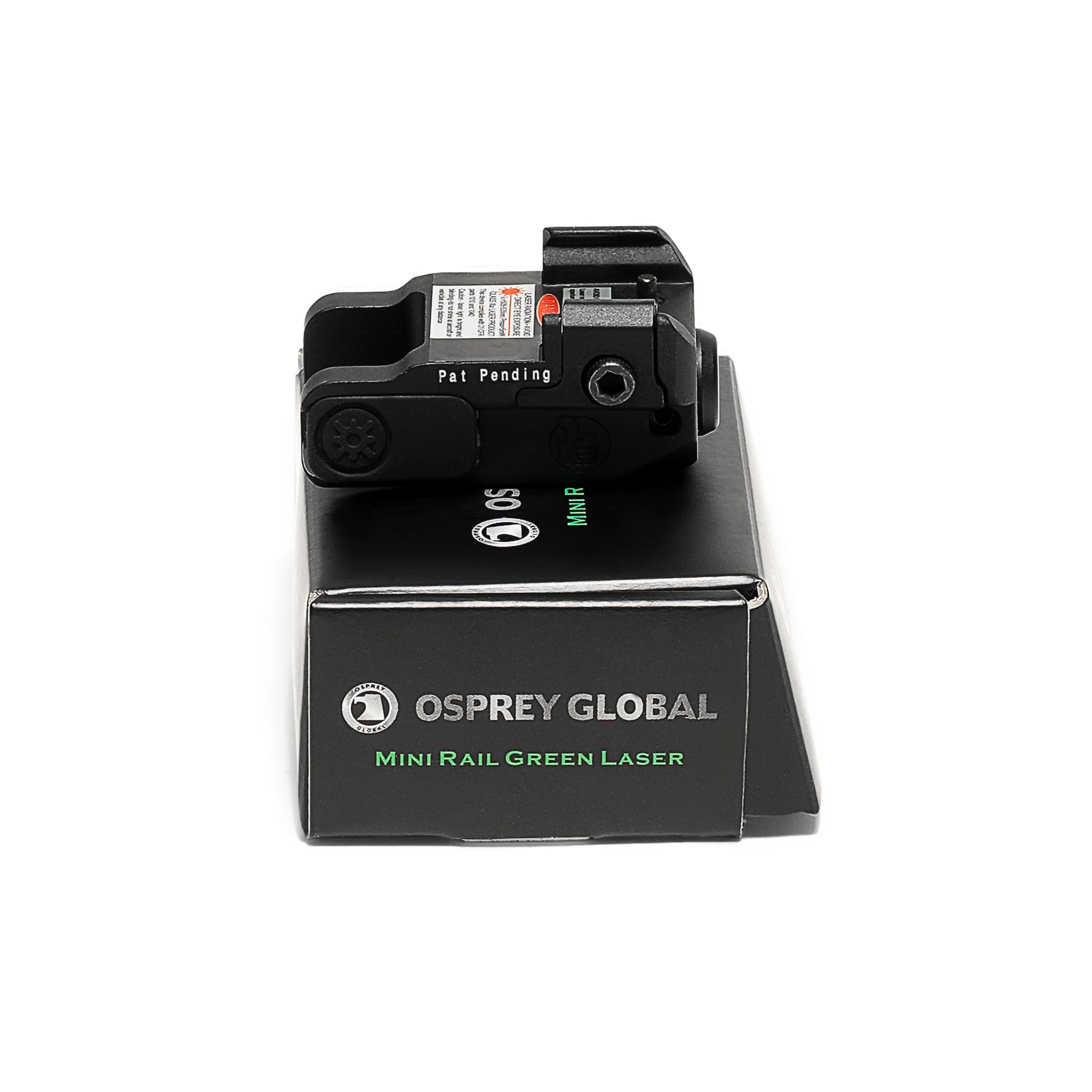 Osprey Global GRN-OSP-GLR Mini Green Low-Profile Weapon Mount Laser Sight - Tactical Laser for Firearms, Hunting & Outdoor Shooting Accessories