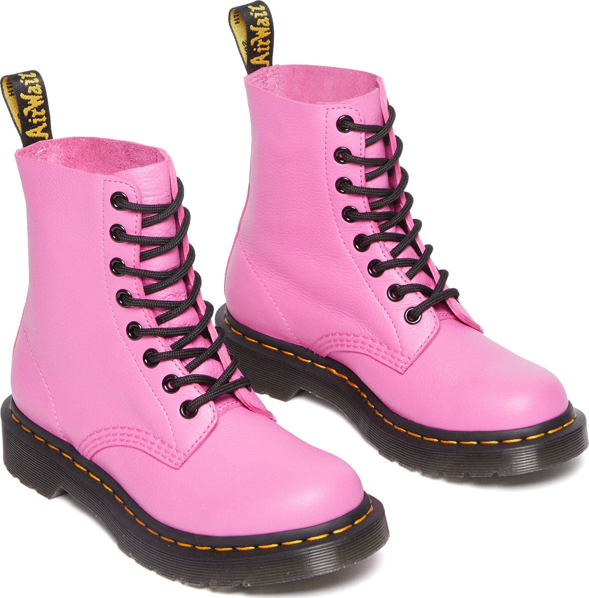 Dr. Martens 1460 Pascal Virginia 8-Eye Leather Boots for Women - Classic Ankle Boots with Comfort Cushioning | Perfect for Casual Wear, Work & Outdoor Activities