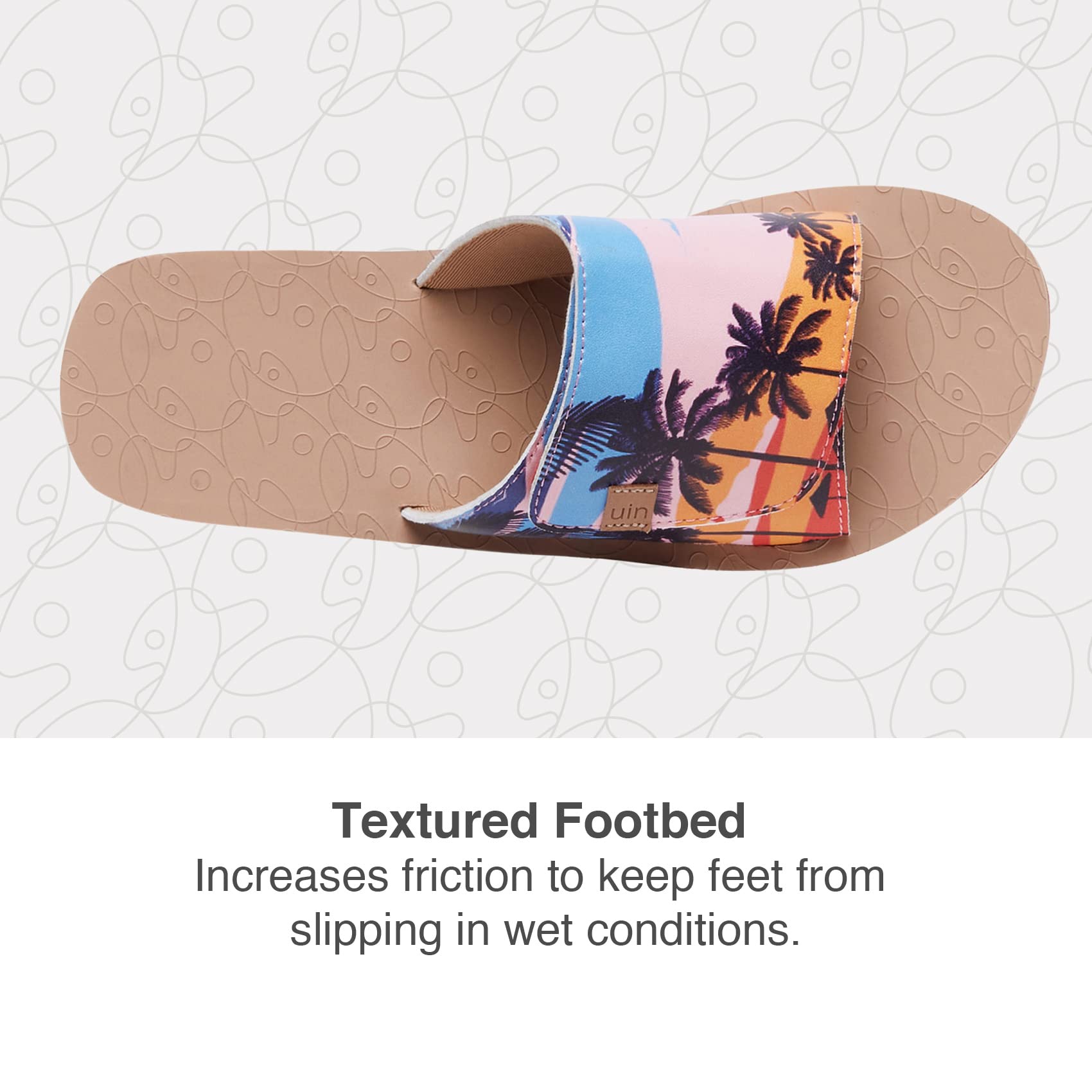 UIN Women's Flip Flops - Comfortable Non-Slip Beach Sandals with Artistic Paint Design for Summer, Travel & Casual Wear | Perfect for Poolside, Vacation & Everyday Use