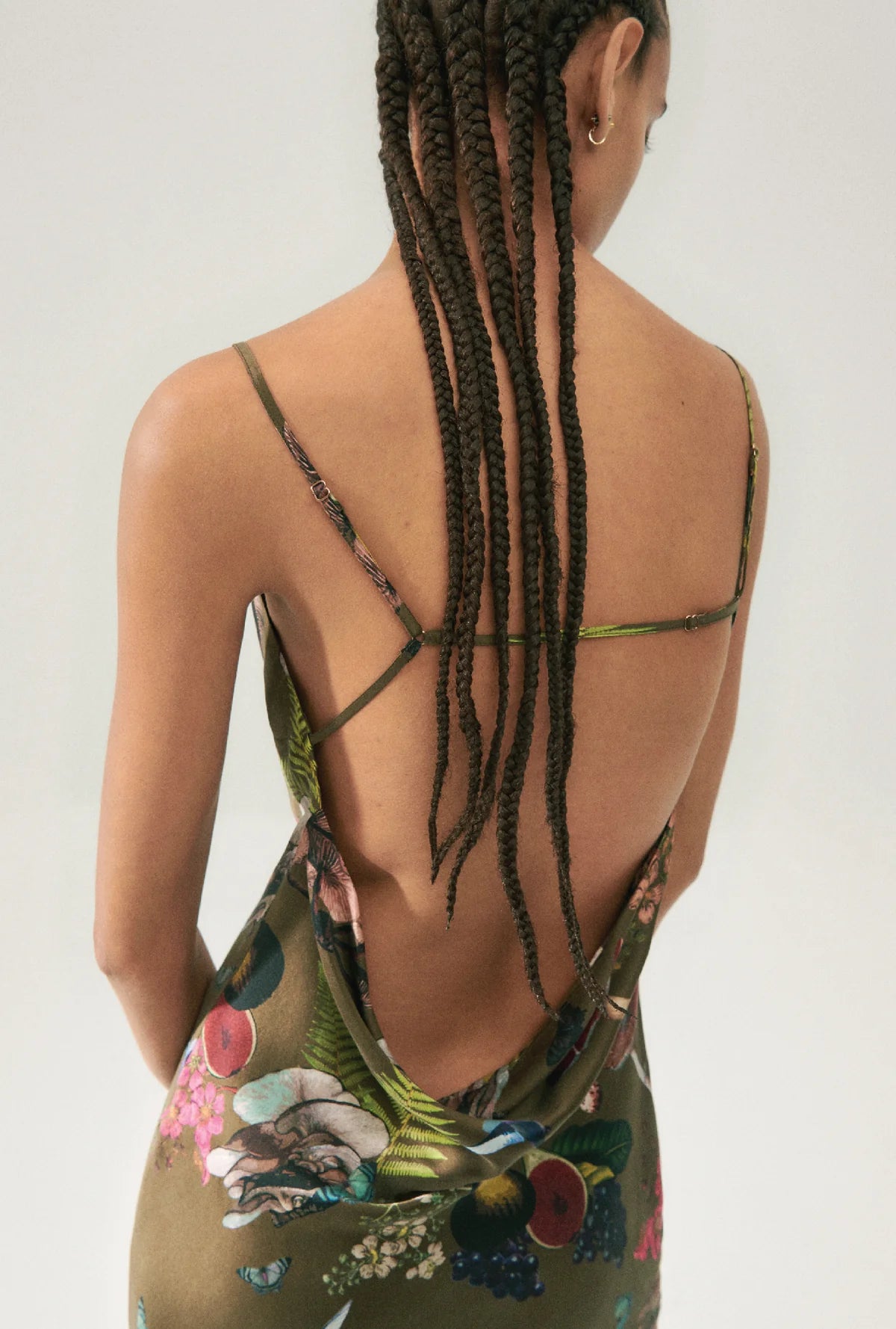 Carrie Dress Magic Mushroom Dark Earth - Stylish Boho Maxi Dress for Women, Perfect for Festivals, Parties & Casual Outings