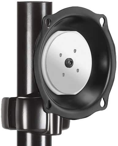 Chief JPP210B Medium Pivot/Tilt Pole Mount for TV - Adjustable Universal Wall Bracket for Flat Screen TVs 32-65 inches - Perfect for Living Room, Bedroom or Office Installation