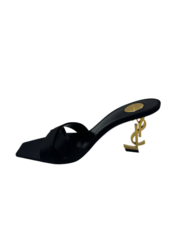 YSL Opyum 85 Mule Women's Shoes - Size 37.5 (US 7.5) | Luxury High Heel Sandals for Parties, Weddings & Evening Events