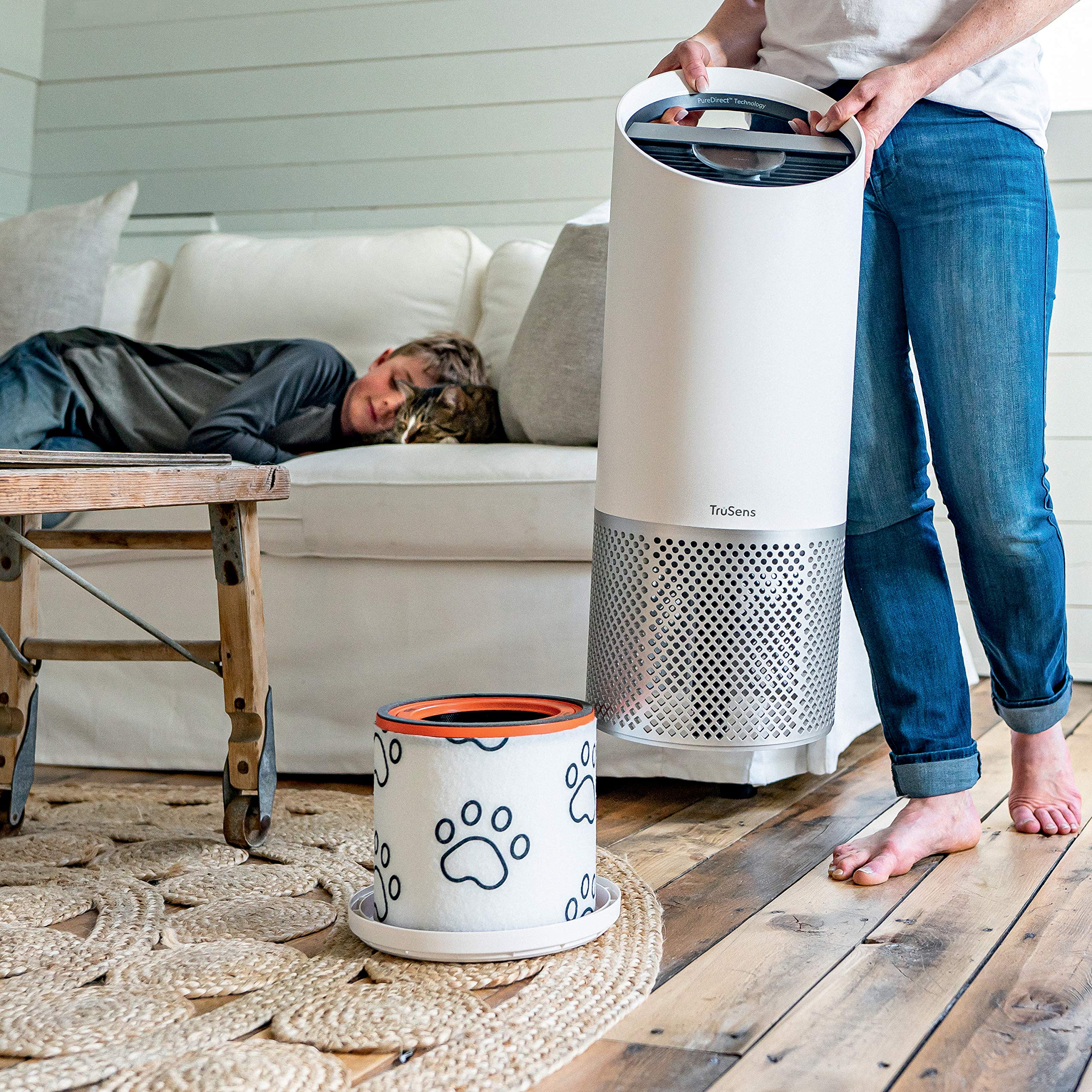 Leitz Large HEPA Air Purifier Filter for Pets - Removes Pet Hair, Dander & Allergens - Ideal for Homes with Dogs, Cats & Allergies