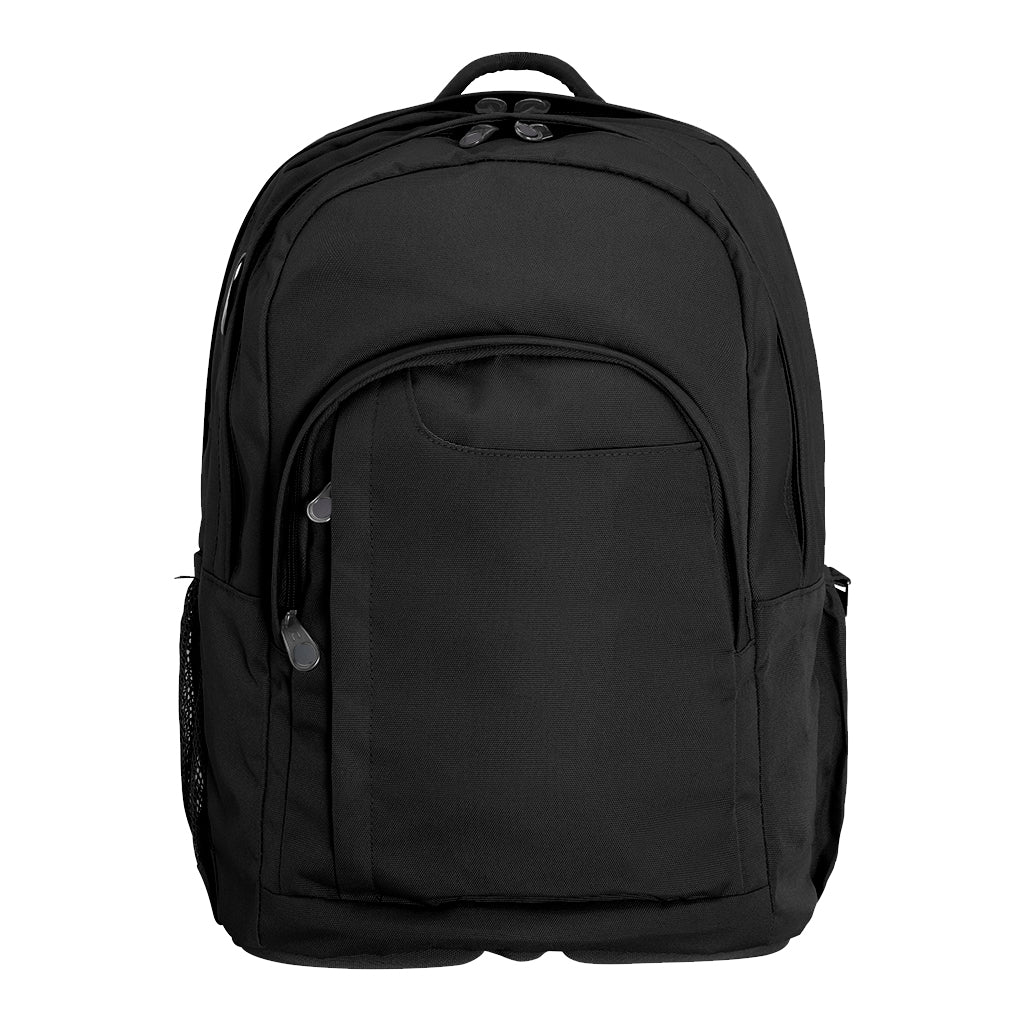 Berkeley Vale Campus Osteo Tuff Pack SENIOR 37L Backpack - Durable Black School Bag for College Students - Perfect for Campus Life, Hiking & Travel