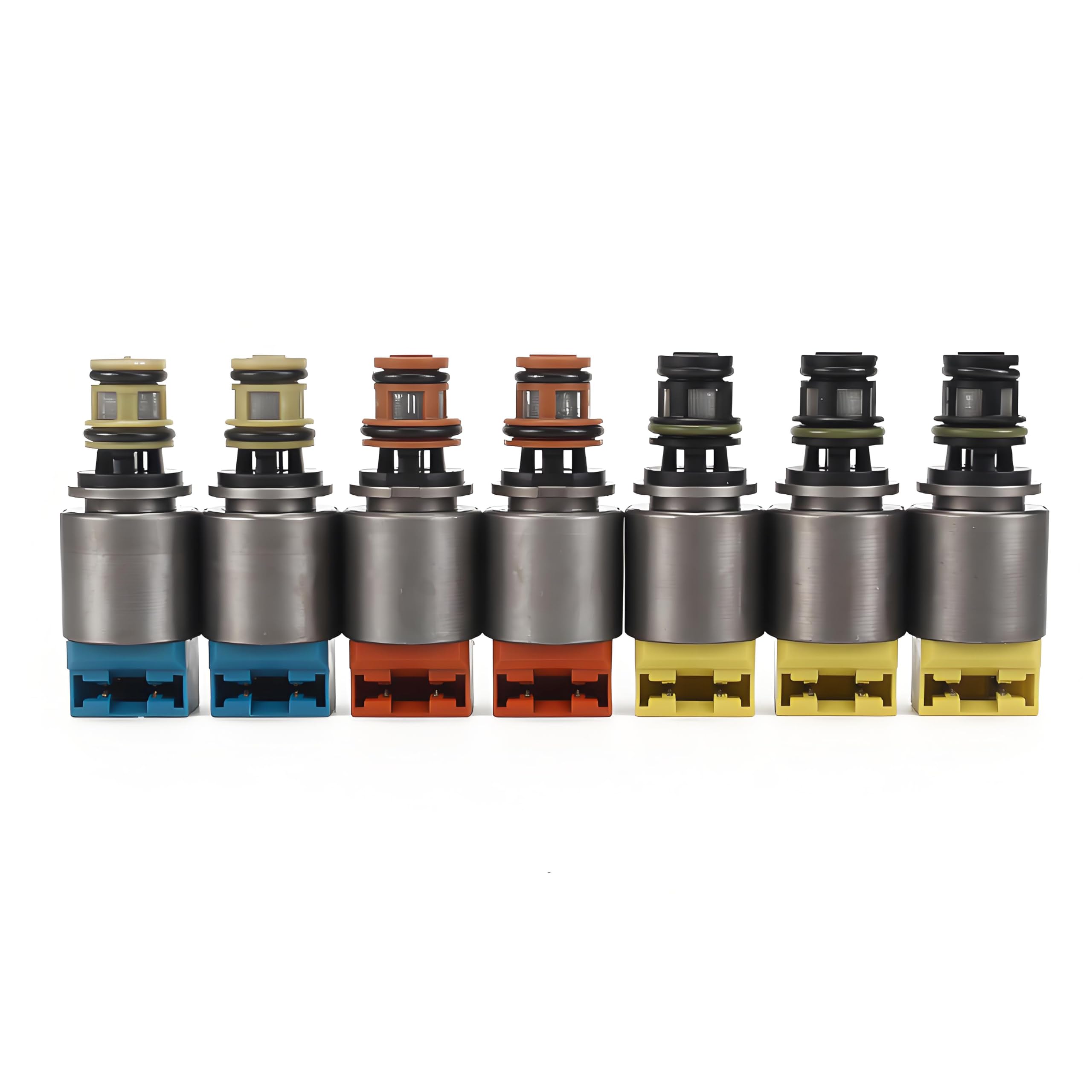 7PCS ZF 6HP21 6HP28 6HP26 6HP19 6HP34 Transmission Solenoid Set GEN2 - Compatible with BMW Audi 2002 & Up Models - Perfect for Transmission Repair & Maintenance