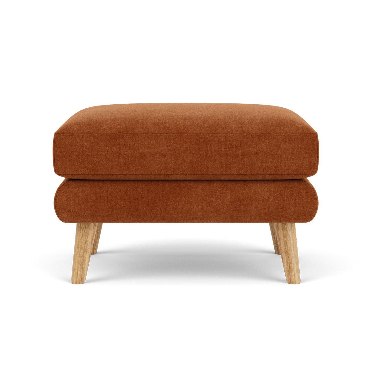 George Fabric Ottoman - Stylish and Comfortable Footrest, Storage Bench for Living Room, Bedroom, or Office - Perfect for Relaxing, Extra Seating & Home Organization