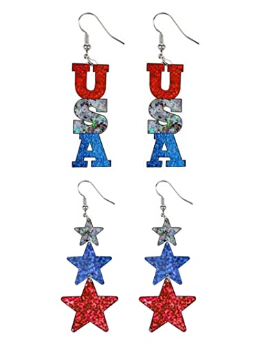 I:4th of July Earrings