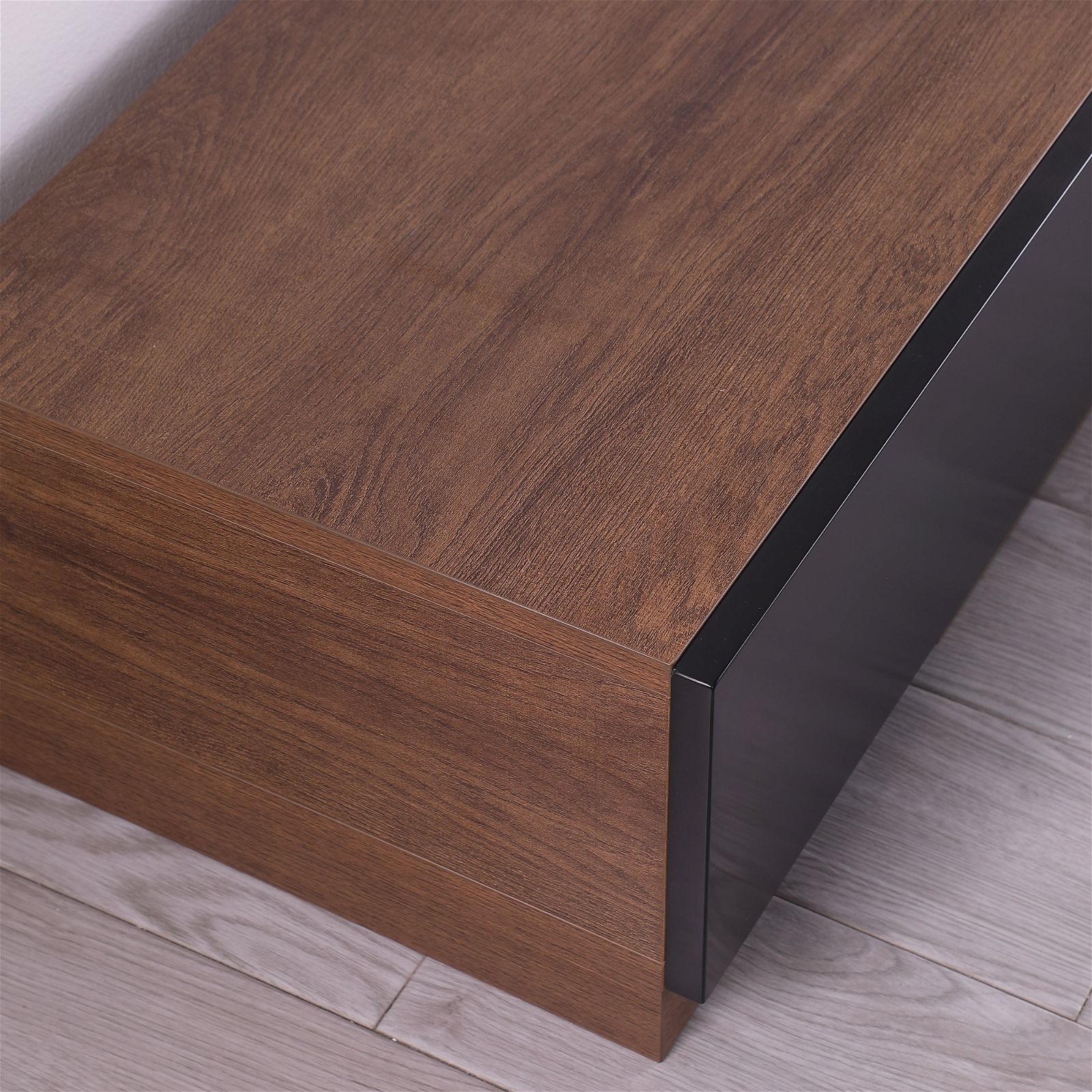 Criterion Dark Oak Extendable TV Stand 279cm - Modern Entertainment Center for Living Room, Home Theater & Media Storage