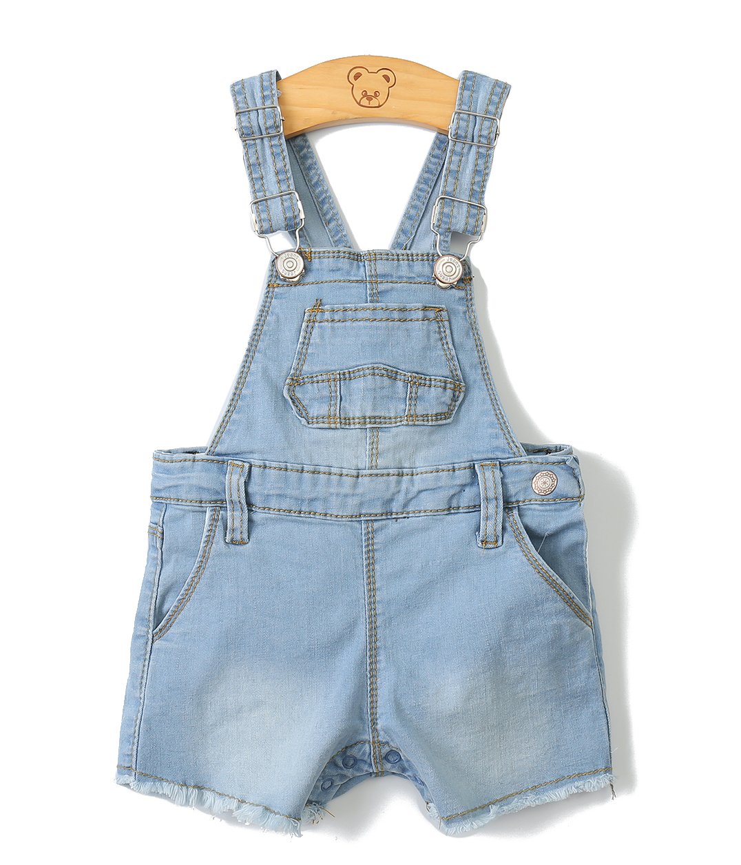 KIDSCOOL SPACE Baby Boy & Girl Denim Shorts - Toddler Cute Jean Shortalls for Summer | Playtime, Outdoor Adventures & Casual Wear