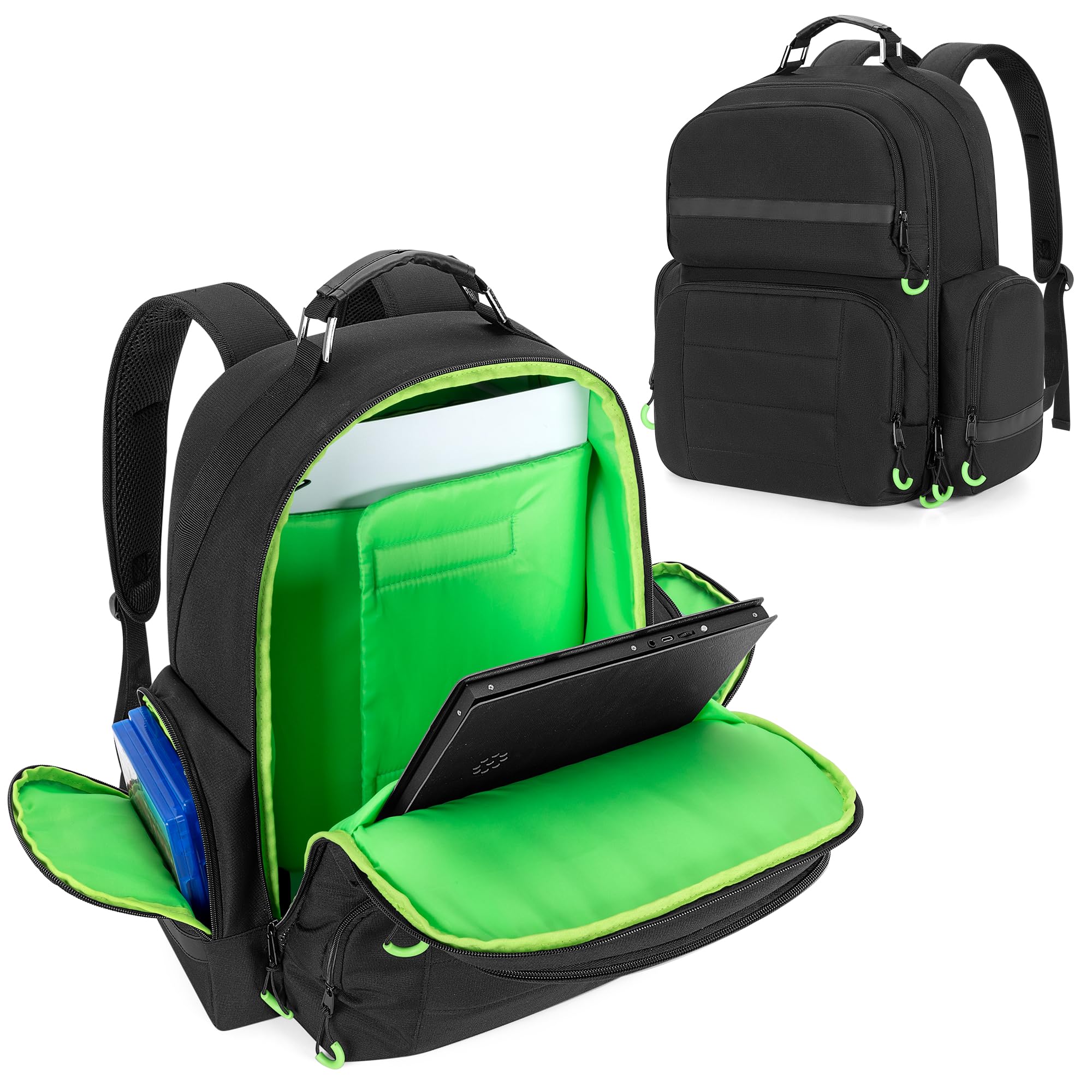 PS5 Backpack for Travel & Gaming - Compatible with PS5 Pro, PS5 Slim & 15.6
