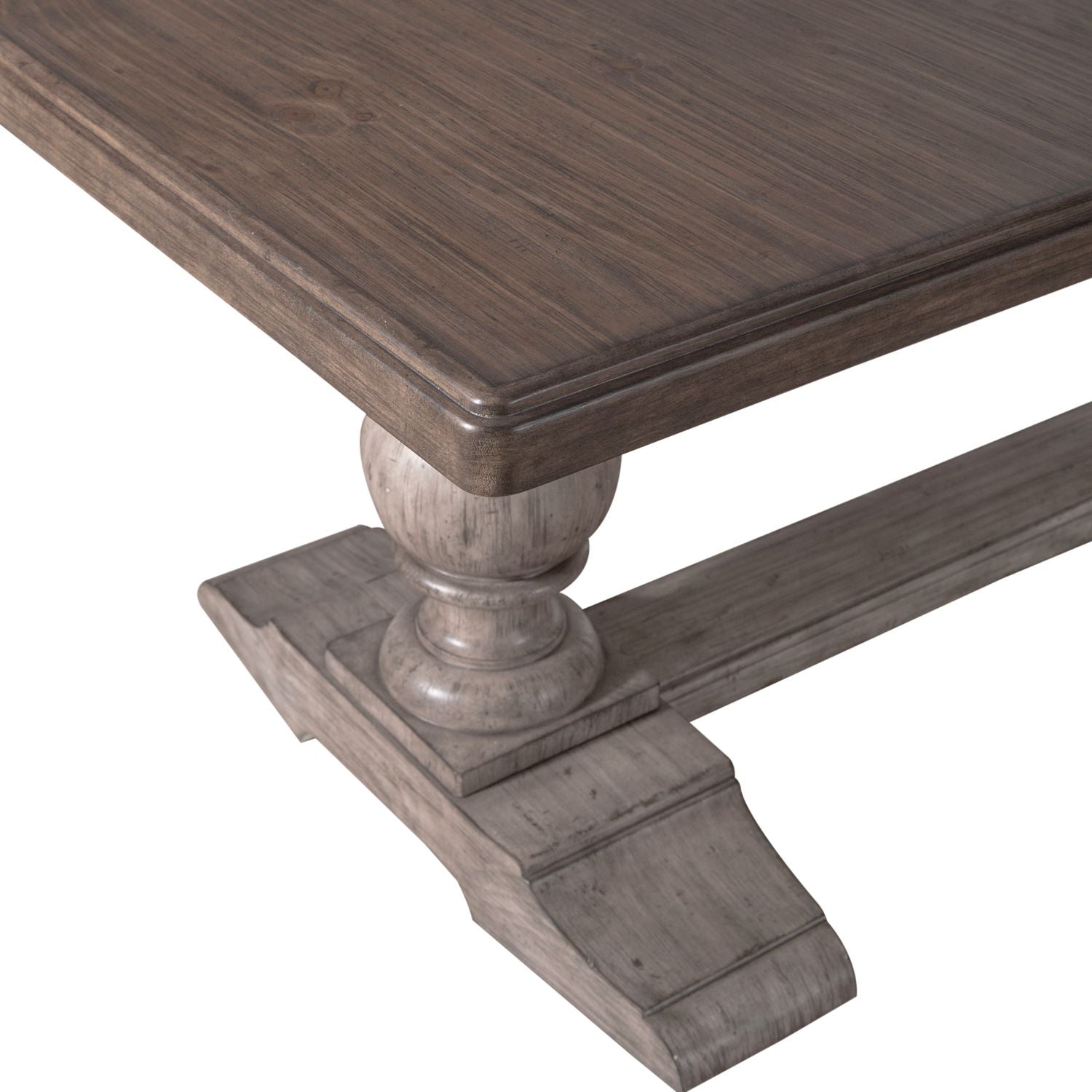 River Place Gray Dining Table Set with 8 Chairs - 237G T4402/P4402/C1000S - Perfect for Family Gatherings & Dinner Parties