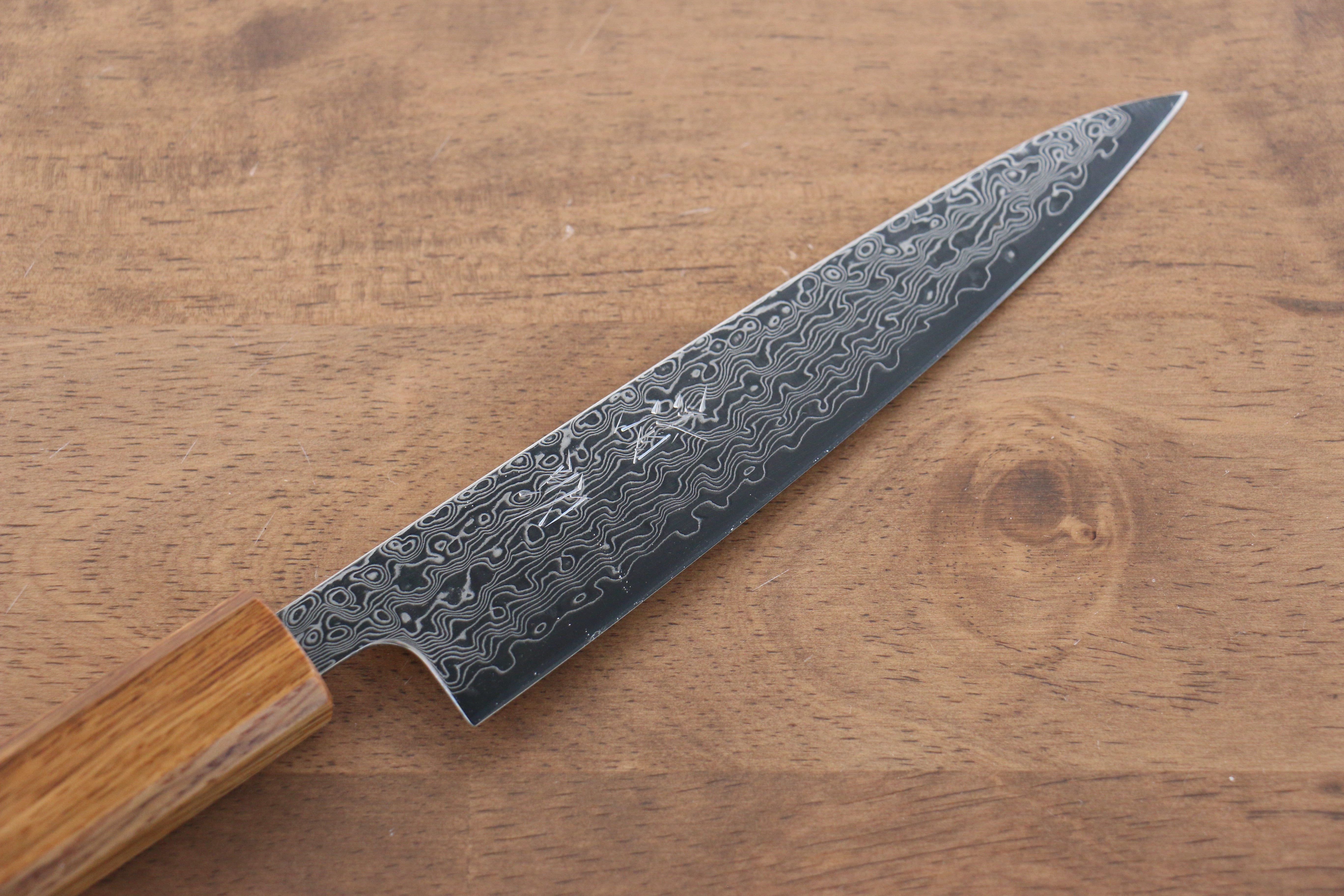 Seisuke SLD 49-Layer Damascus Petty Utility Knife 135mm - Premium Japanese Kitchen Knife for Slicing, Peeling & Precision Cutting
