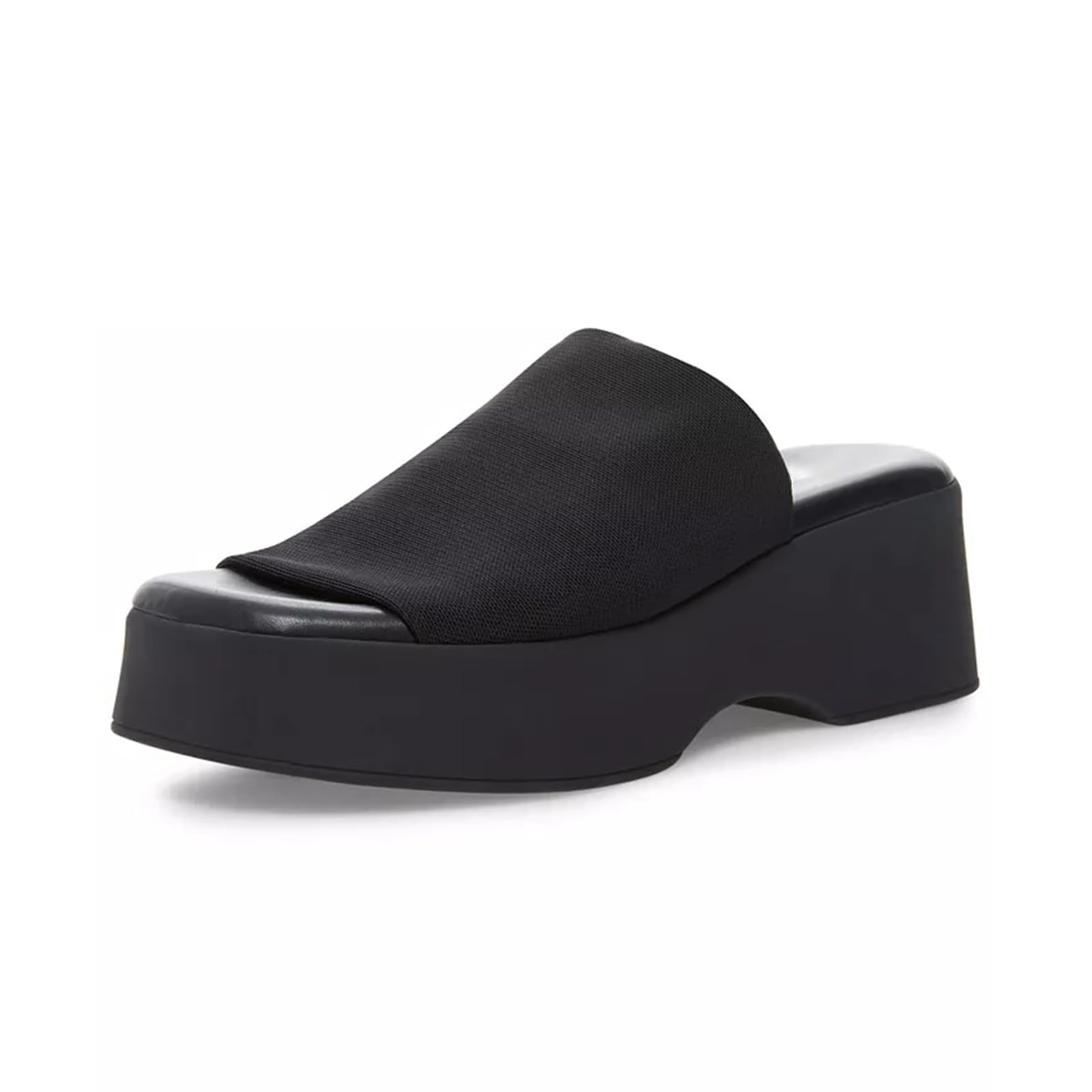 DOBOYG Women's Platform Sandals - Slip On Peep Toe Wedge Heel Beach Slides | Comfortable Summer Shoes for Walking, Vacation & Outdoor Activities
