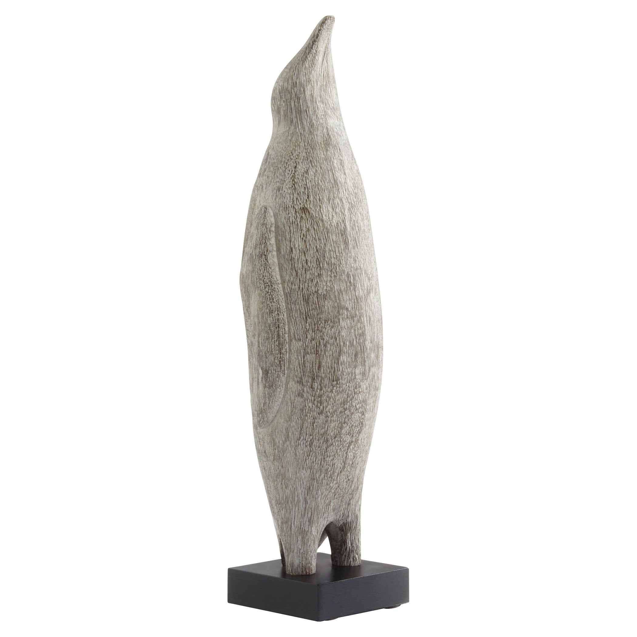 Cyan Design 11639 Grey Patina Penguin Sculpture - Small Decorative Figurine for Home, Office & Gift Giving