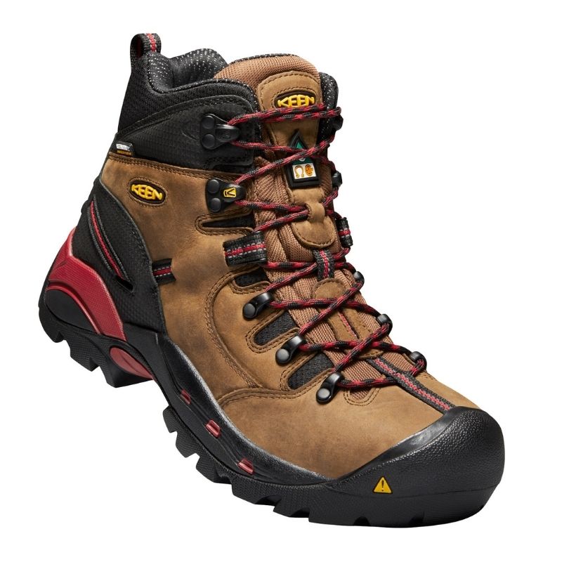 Keen Hamilton 1020096 Men's Size 6 Waterproof Composite Toe Hiking Work Boots - OSHA Approved Safety Shoes for Construction & Outdoor Work