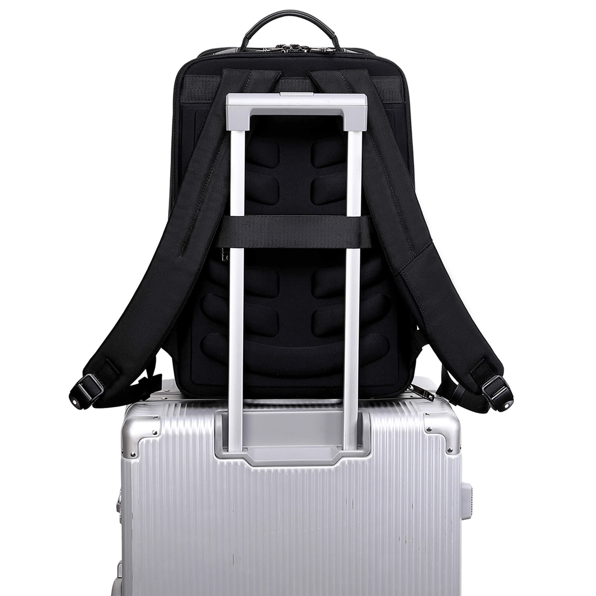 TPB005 Troop London Urban Laptop Backpack - Waterproof 15.6 Inch Business Backpack for Men & Women, College School Backpack with USB Charging Port - Perfect for Work, Travel & Daily Commute