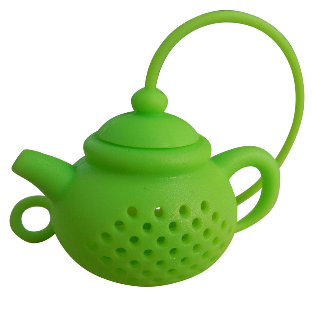 Premium Silicone Food Storage Containers with Lids - Reusable Tea Infuser & Strainer Set for Loose Leaf Tea - Ideal for Kitchen, Dining & Bar Use