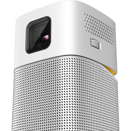 BenQ GV1 200 Lumen WVGA DLP Smart Pico Projector with WiFi & Bluetooth - Portable Mini Projector for Home Theater, Outdoor Movies & Business Presentations