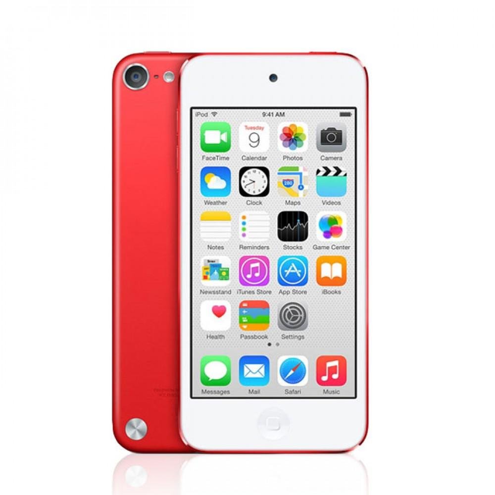 Refurbished Apple iPod Touch 32GB (5th Generation) - Red MP3 Player | Portable Music & Video Device for Kids, Teens & Adults | Perfect for Gym, Travel & Entertainment