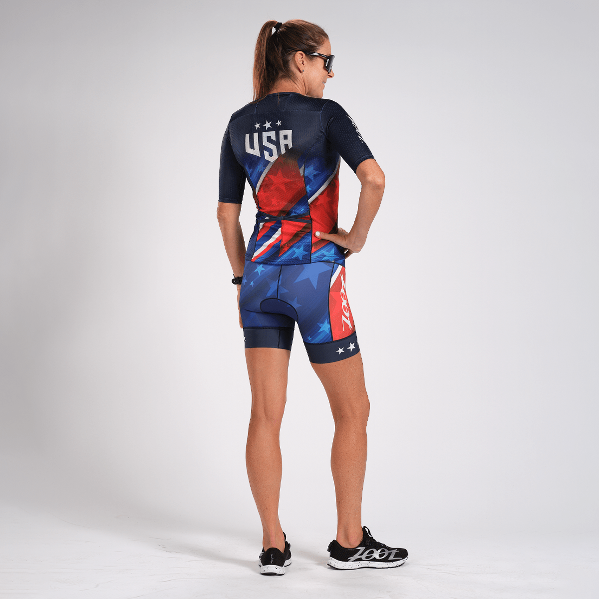 Women's Limited Edition Tri Aero Cycling Jersey - High Performance Bike Shirt for Women - USA | Perfect for Triathlons, Road Biking & Training