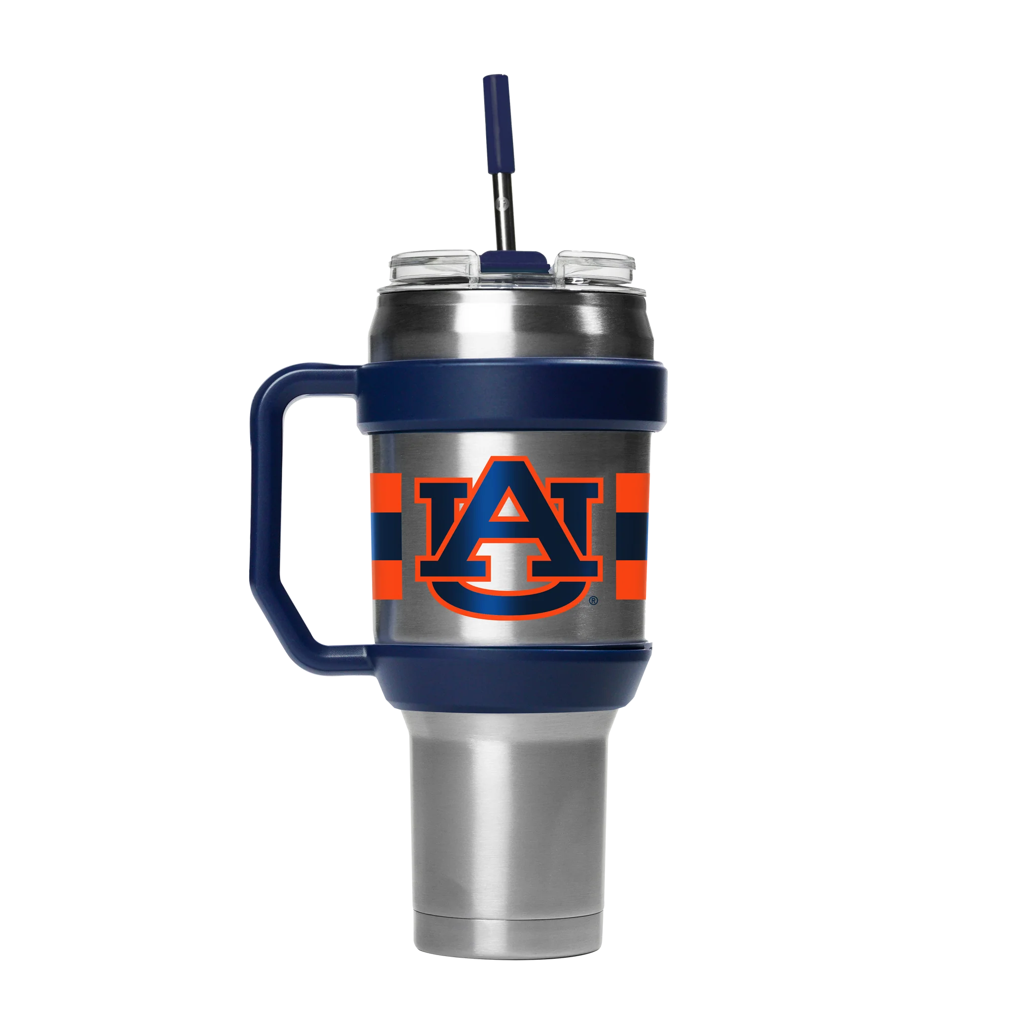 40oz Gametime Insulated Tumbler with Handle - Double Wall Vacuum Stainless Steel Water Bottle for Hot & Cold Drinks - Perfect for Gym, Hiking, Travel and Outdoor Activities