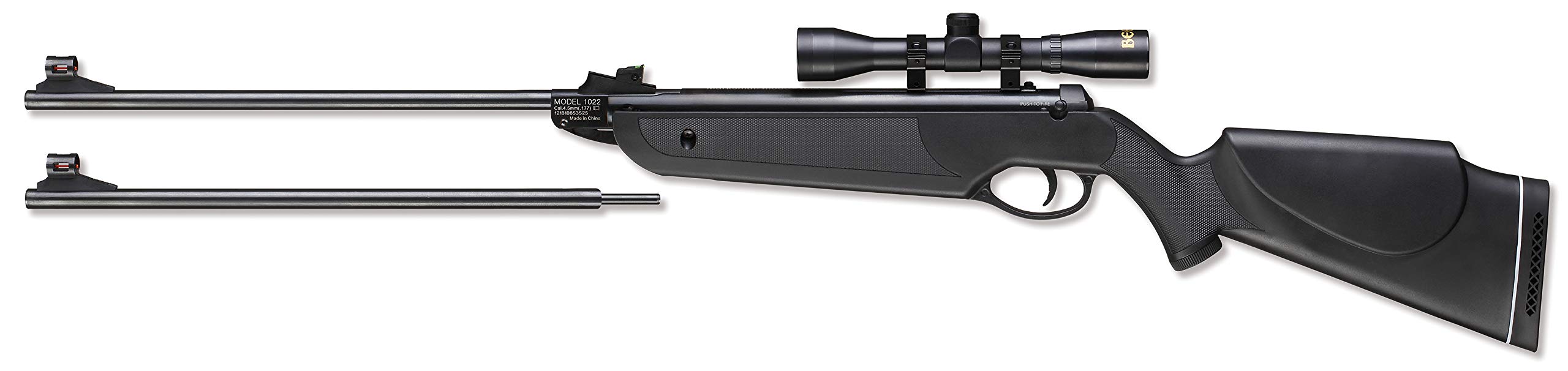 Beeman Black Cub Dual Caliber .177 & .22 Air Rifle Combo with Scope - Perfect for Hunting, Target Practice & Outdoor Shooting Sports