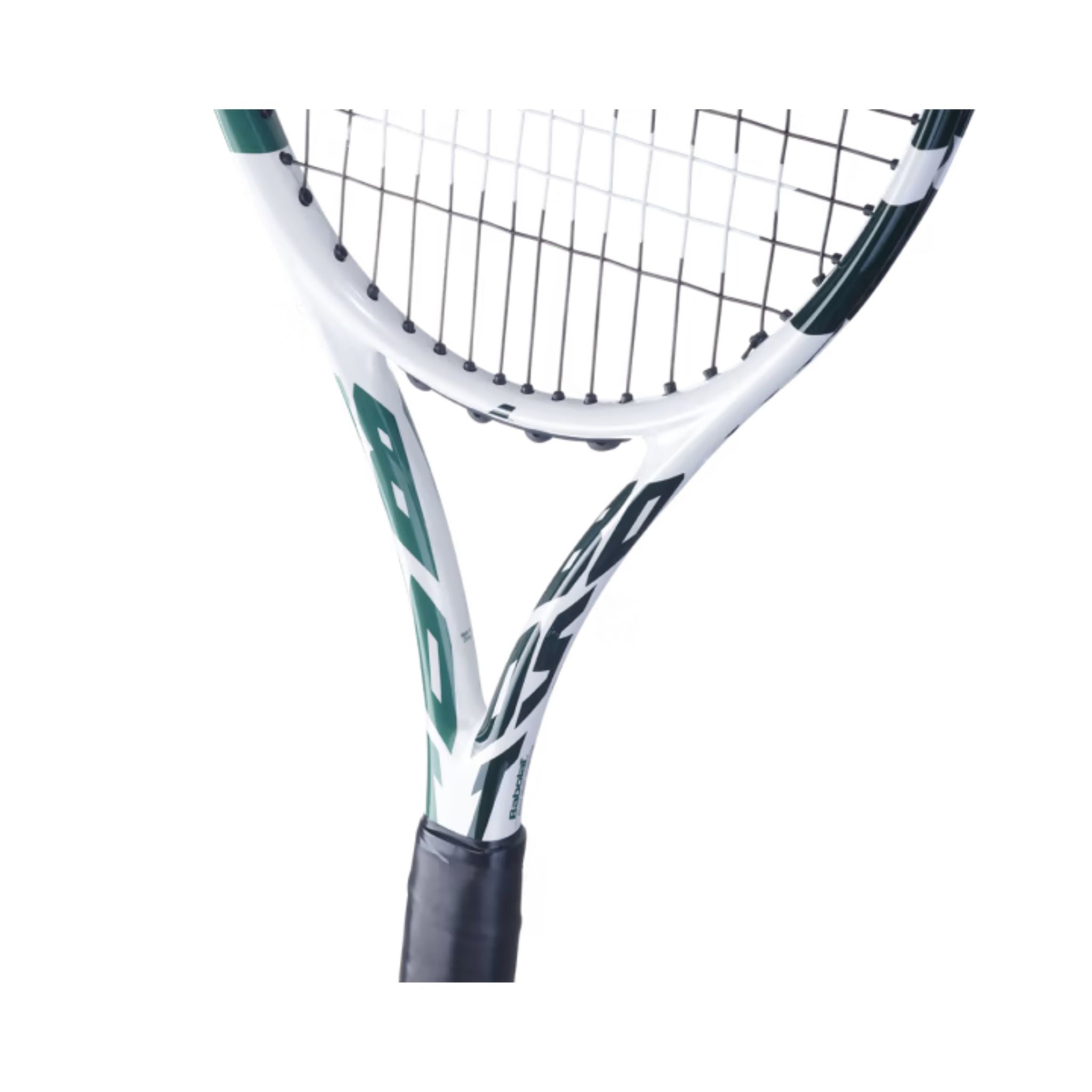 Babolat Boost Wimbledon Strung Tennis Racquet - White | Premium Tennis Racket for Men & Women | Perfect for Wimbledon-Style Play, Competitive Matches & Recreational Tennis