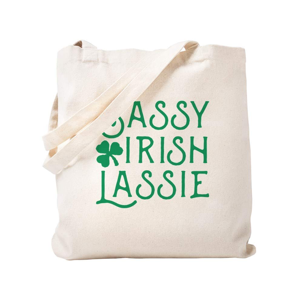 Sassy Irish Lassie Tote Bag - Natural Canvas Reusable Shopping Bag for Groceries, Beach & Everyday Use | Eco-Friendly & Durable