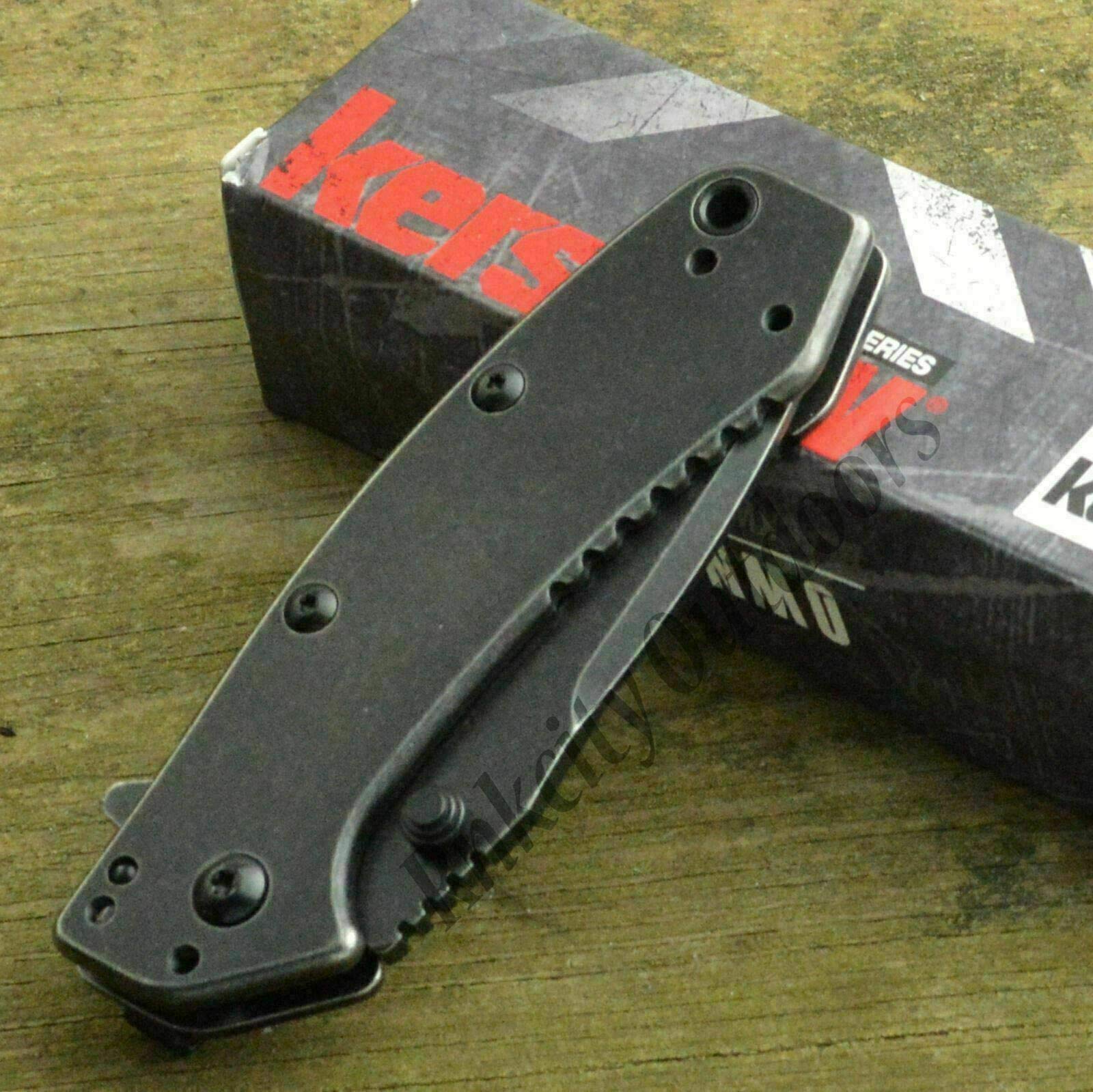 Hinderer Cryo 8Cr13MoV Blackwash Tanto Folding Knife - Framelock Pocket Knife for EDC, Outdoor Survival & Tactical Use