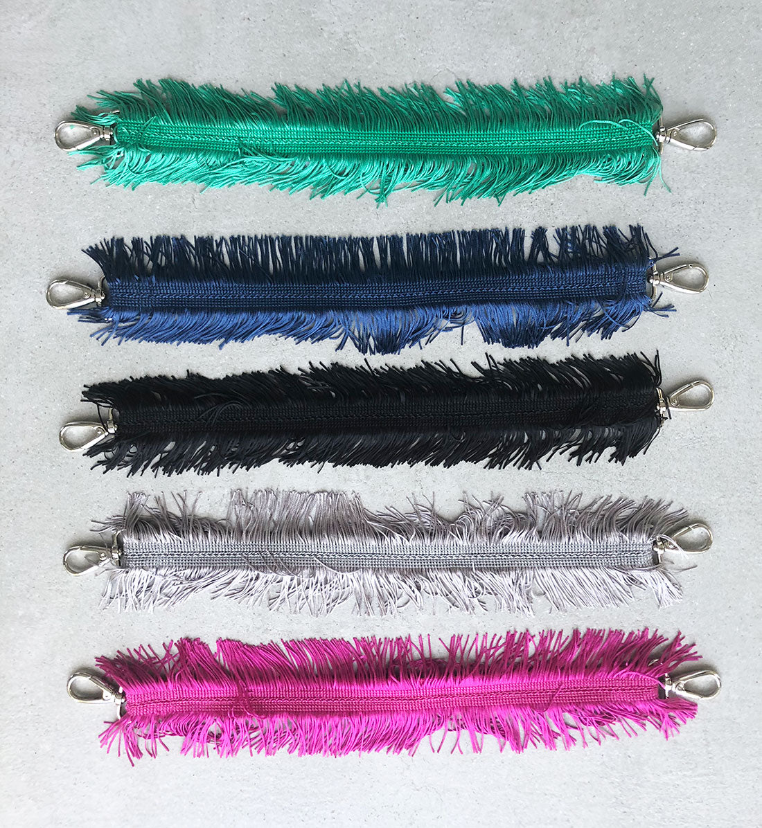 Stylish Green Fringe Strap for Handbags, Purses & Accessories - Boho Chic Fashion Statement