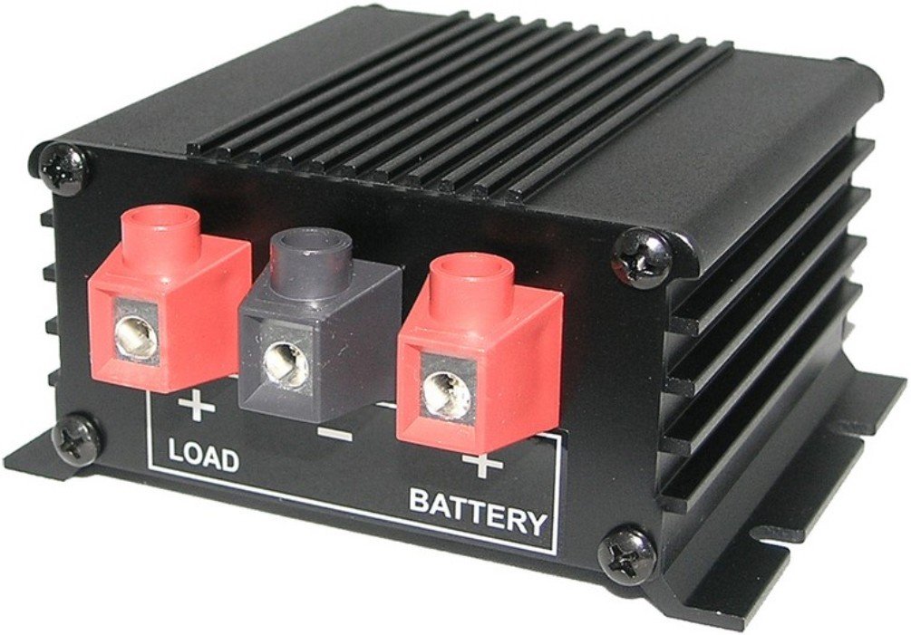 Samlex BBM-1225 12V/24V 25A Battery Backup Charger - Marine, RV & Solar Power System Charging Solution for Boats, Campers & Off-Grid Applications