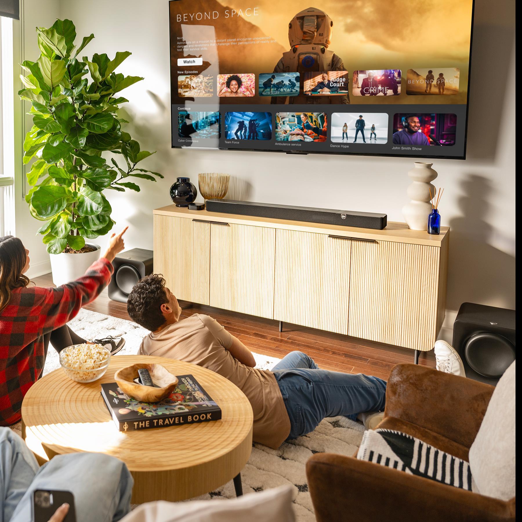 Klipsch Flexus Core 200 3.1.2 Channel Sound Bar with Dolby Atmos - Premium Home Theater Audio System for Movies, Music & Gaming - Perfect for Living Room & Entertainment Spaces