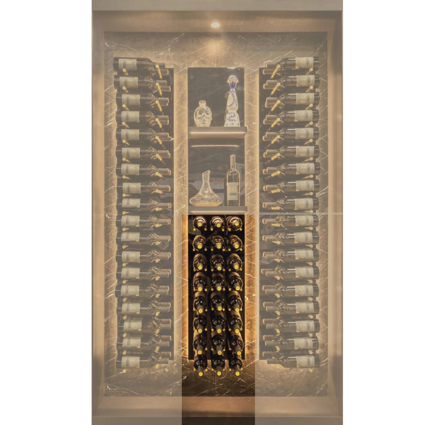 Blue Grouse VINdustry Wine Peg & Panel Kit – 3 Foot Tall Rectangular Cork Forward Pegs for Wine Cellar Organization & Display | Perfect for Home Bars, Restaurants, and Wine Storage Solutions