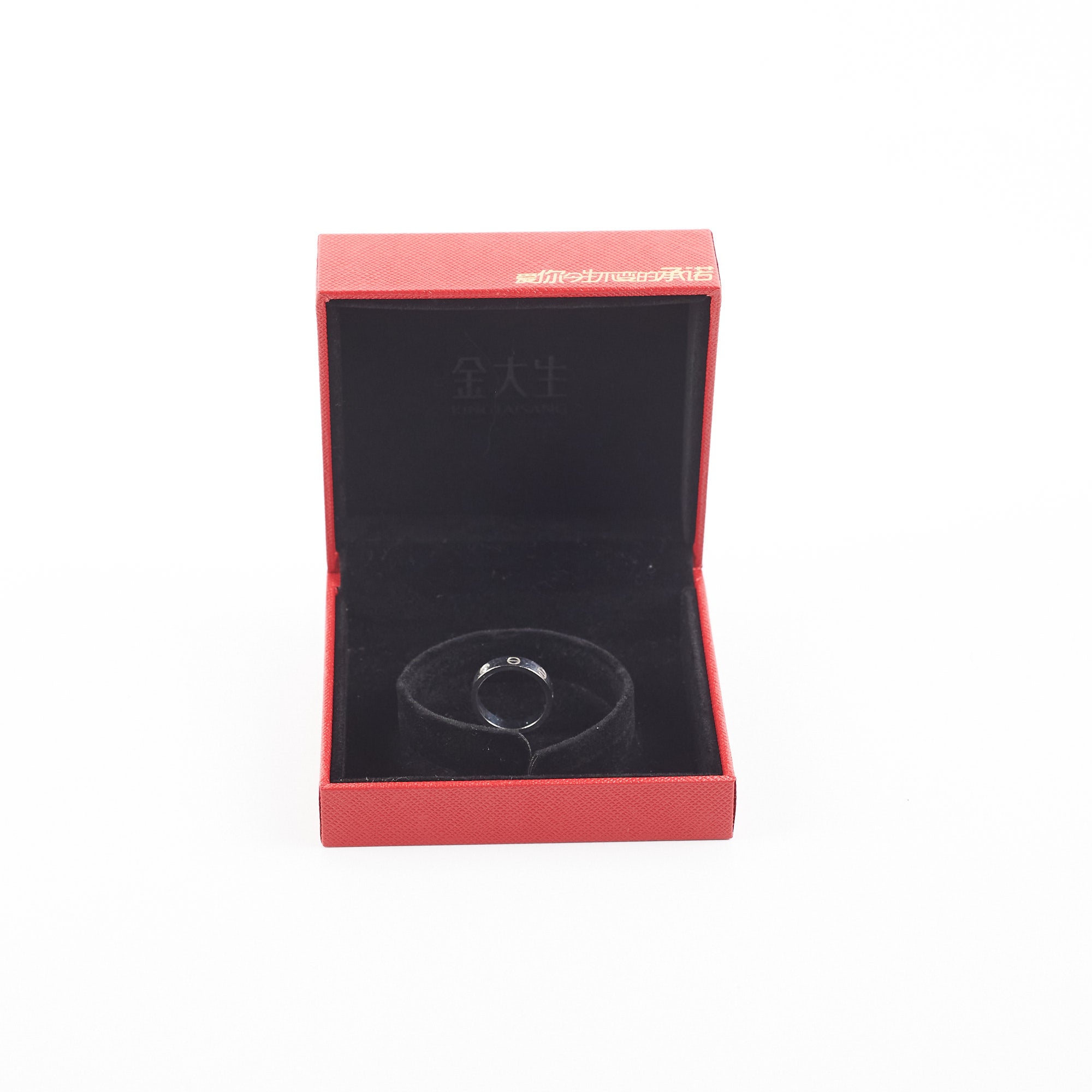 Cartier Love Wedding Band Ring for Women - 18K White Gold Diamond Engagement Ring, Size 50 (US 5.25) - Perfect for Proposals, Anniversaries & Bridal Jewelry Gifts