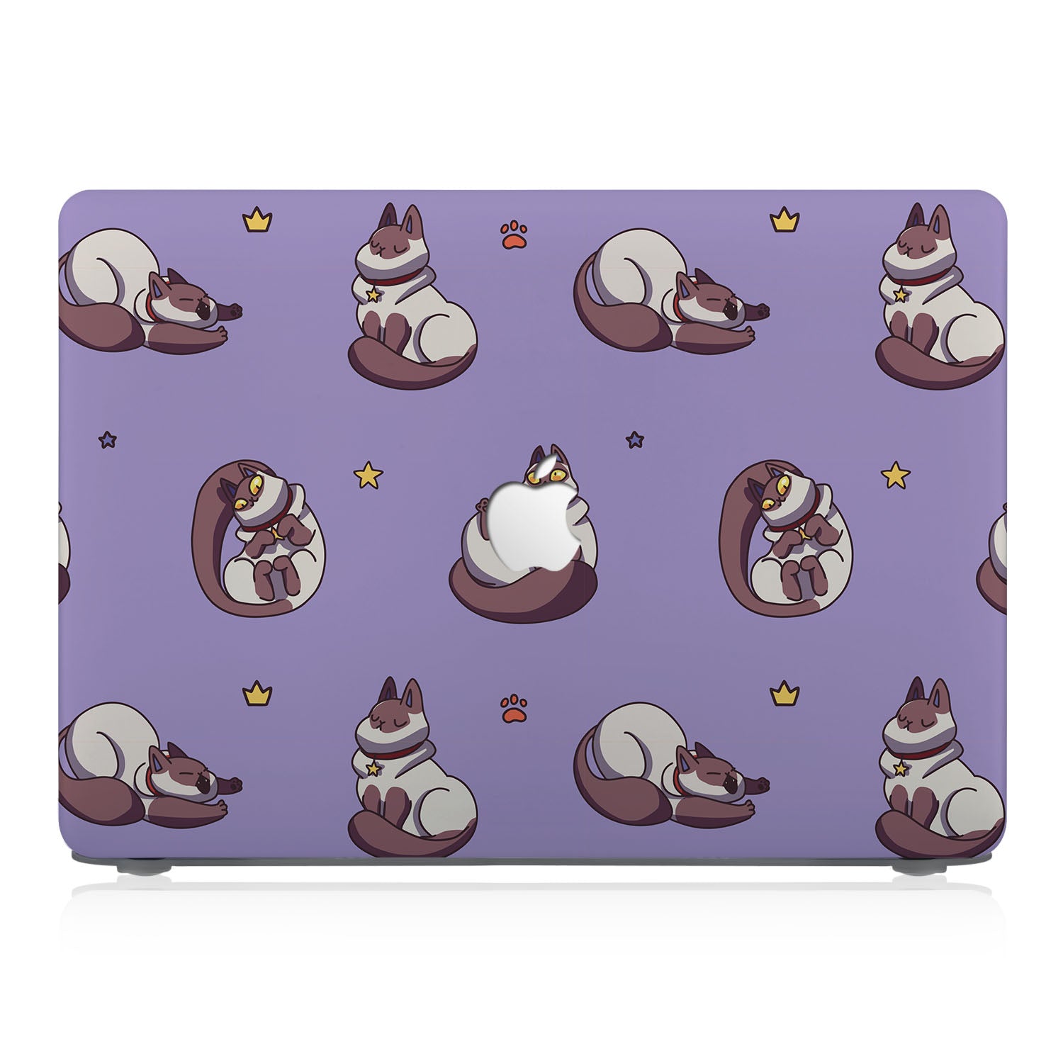 Stylish Sushi Cats Design MacBook Case - Durable Protective Cover for MacBook Air & Pro - Perfect for Work, Travel & School