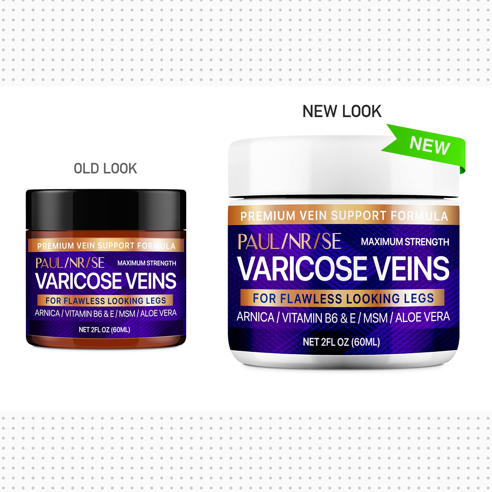 Varicose Vein Cream for Legs - Improves Blood Circulation, Reduces Spider Veins & Leg Heaviness, 2 Oz - Natural Relief for Swollen Veins & Tired Legs - Perfect for Daily Use at Home or Work