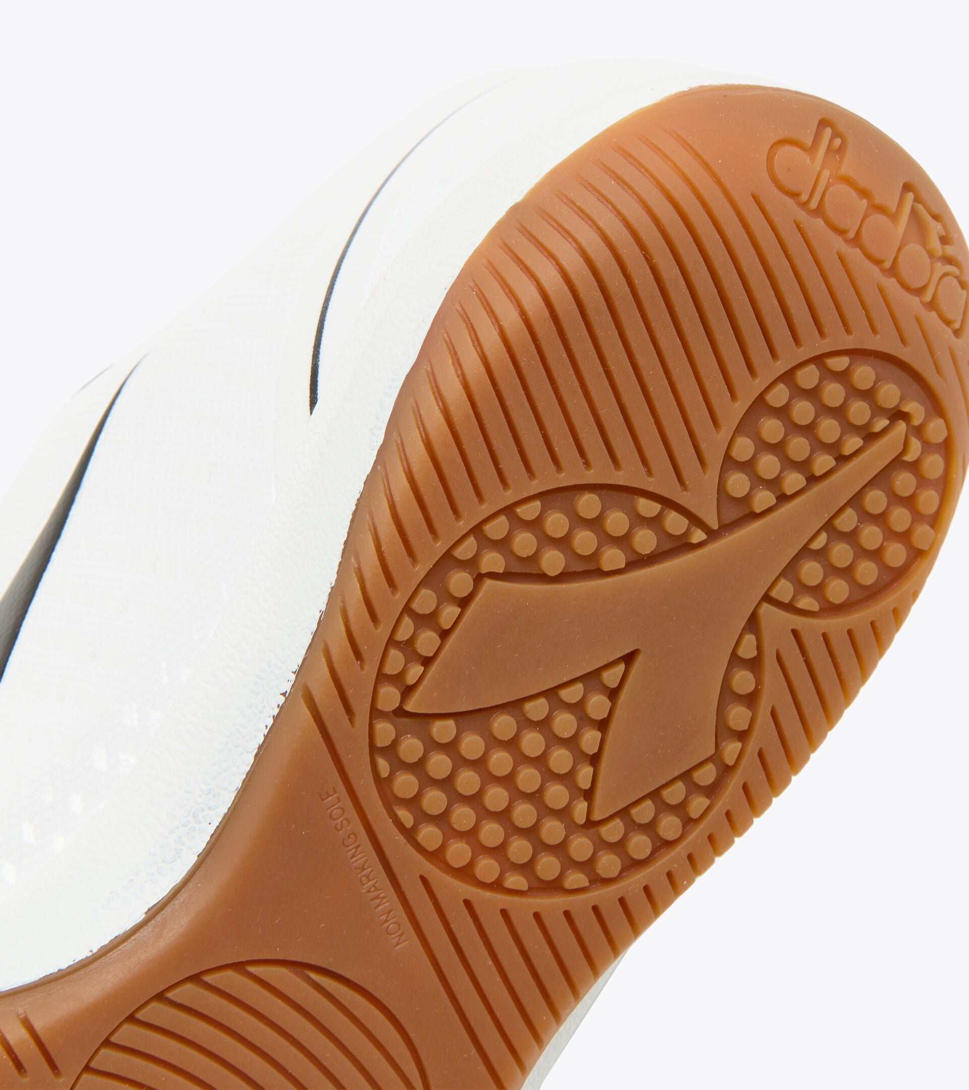Diadora Pichichi 5 IDR Indoor Soccer Shoes - White/Black - Perfect for Futsal, Indoor Training & Court Sports