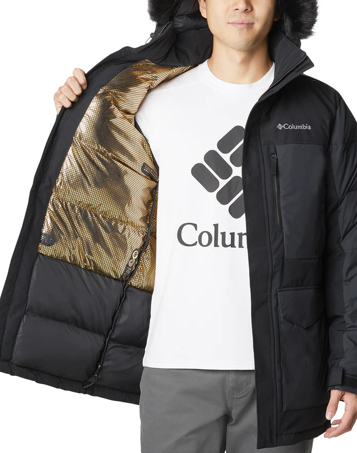 Columbia Men's Marquam Peak Fusion Insulated Parka Jacket - Waterproof Winter Coat for Hiking, Skiing & Outdoor Adventures