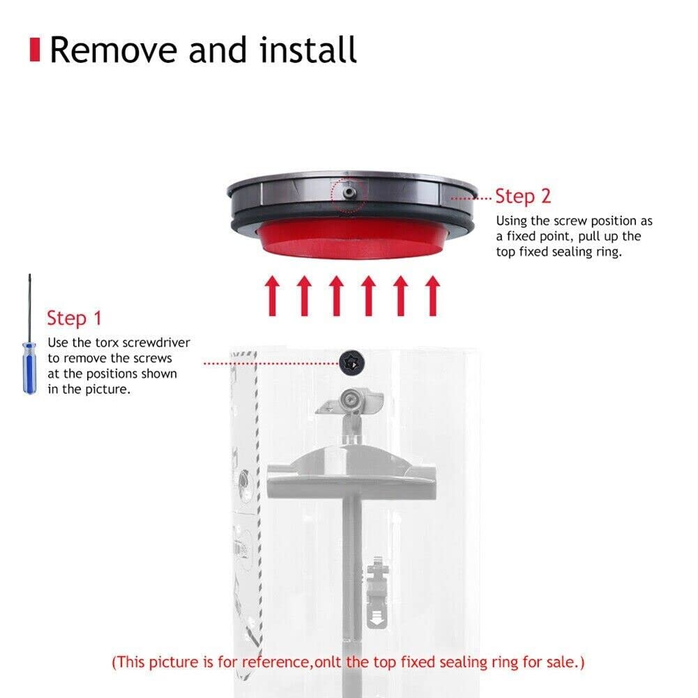 Dyson V10 Vacuum Cleaner Replacement Dust Bin Top Fixed Sealing Ring Accessories - Perfect for Home Cleaning & Maintenance