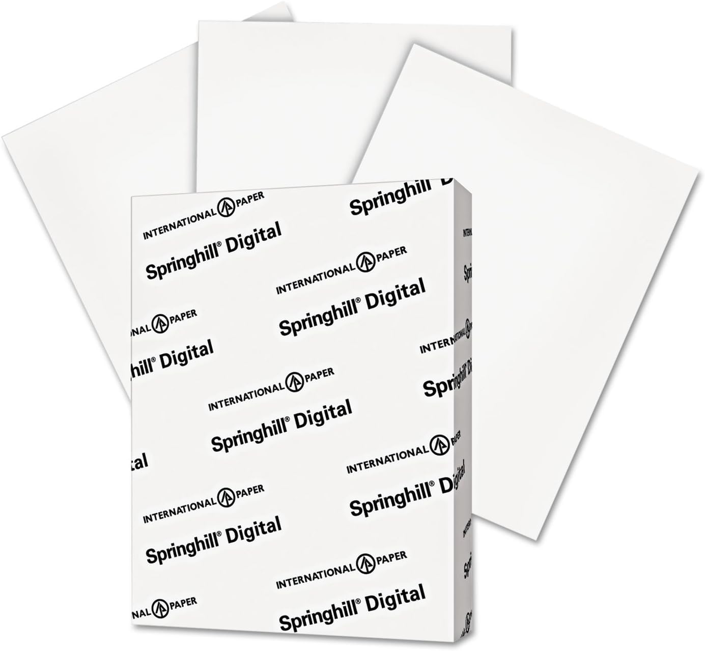 Premium 11” x 17” White Cardstock Paper - 90lb/163gsm, 1000 Sheets (4 Reams) - Smooth Finish Lightweight Printer Paper for Greeting Cards, Flyers, Scrapbooking, Invitations, Brochures & DIY Crafts - Springhill 015110C - Perfect for Office, School & Home Projects