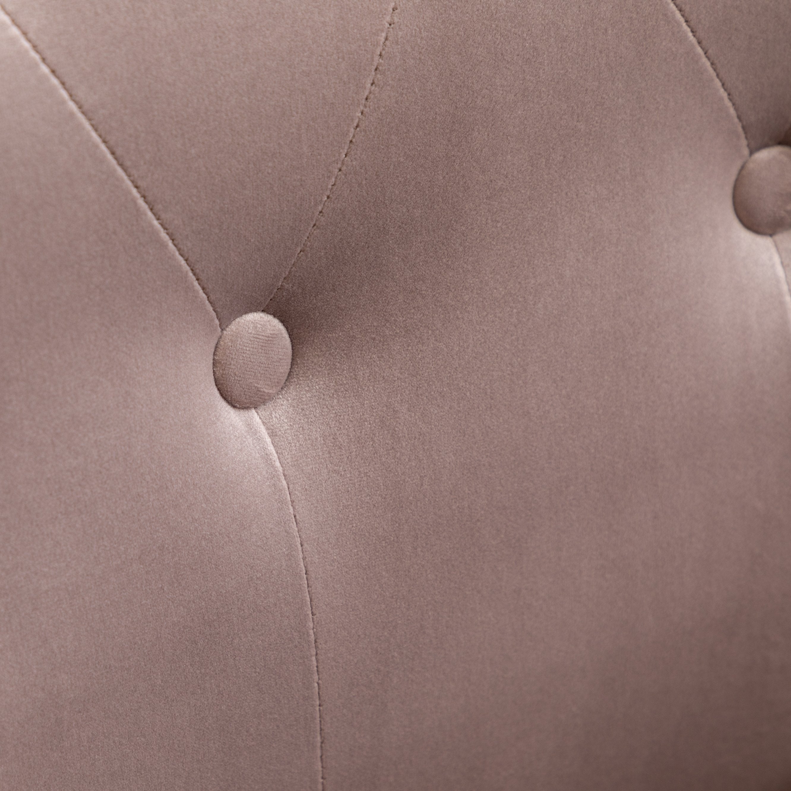 Roundhill Furniture Doarnin Contemporary Silky Velvet Tufted Button Back Accent Chair in Chocolate - Luxurious Velvet Upholstered Living Room Chair for Home Office, Bedroom or Lounge Decor
