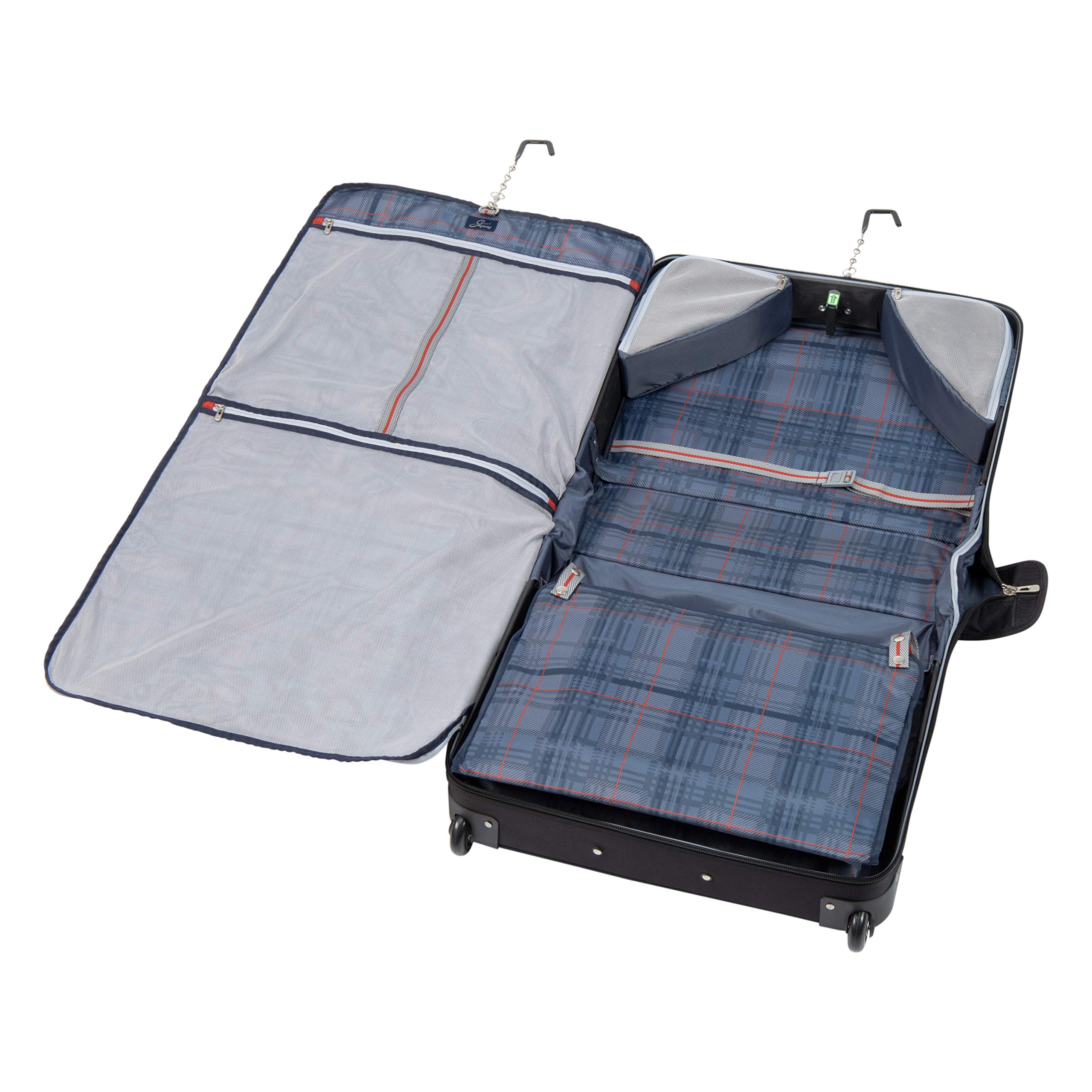 Skyway Sigma 6.0 Lightweight Luggage Collection - Black Rolling Garment Bag for Business Travel & Weekend Getaways | Durable Carry-On Suitcase with Smooth Wheels & Spacious Compartments