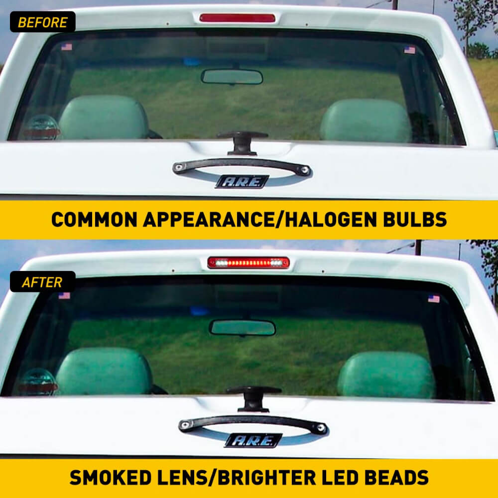 LED Third Brake Light Replacement for 88-98 Chevy C1500/K1500/Silverado & GMC C1500/K1500 - High Visibility Safety Light for Pickup Trucks