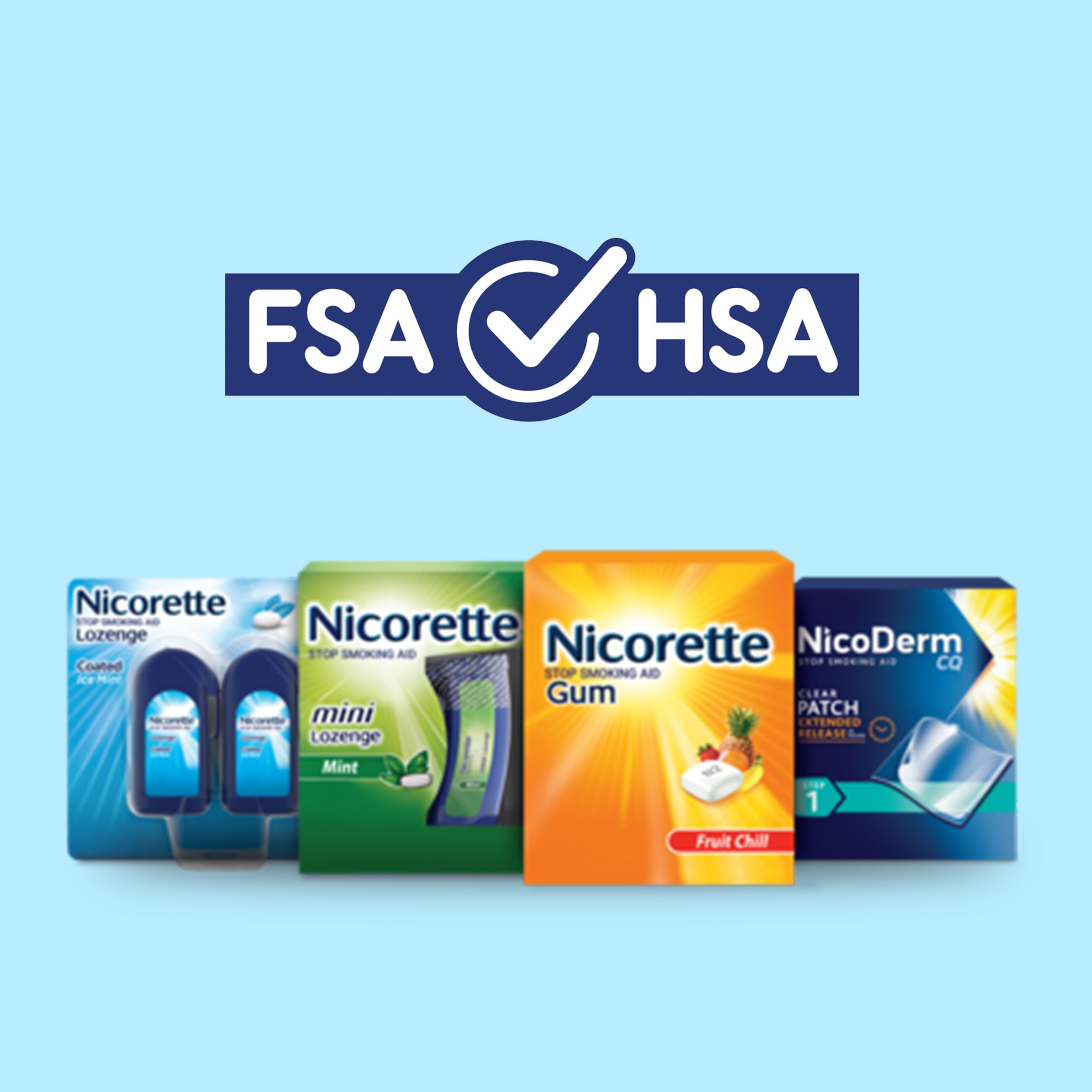 Nicorette 2mg Mini Nicotine Lozenges for Quitting Smoking - Mint Flavored Stop Smoking Aid, 20 Count - Helps Reduce Cravings & Withdrawal Symptoms - Perfect for Work, Travel & Home Use