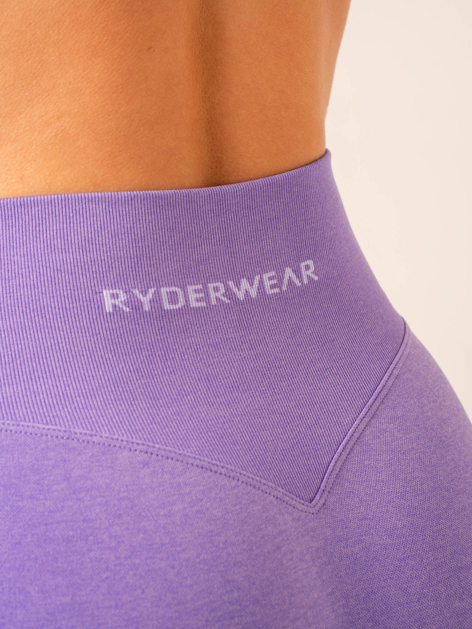Staples Seamless Leggings for Women - Soft High Waist Yoga Pants in Violet Marl Color | Perfect for Workout, Yoga, Running & Lounge Wear