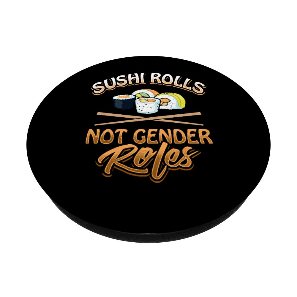 Funny Sushi Rolls Not Gender Rolls T-Shirt - Equality, Love & Marriage Couple Gift - Perfect for LGBTQ+ Pride, Weddings & Anniversaries